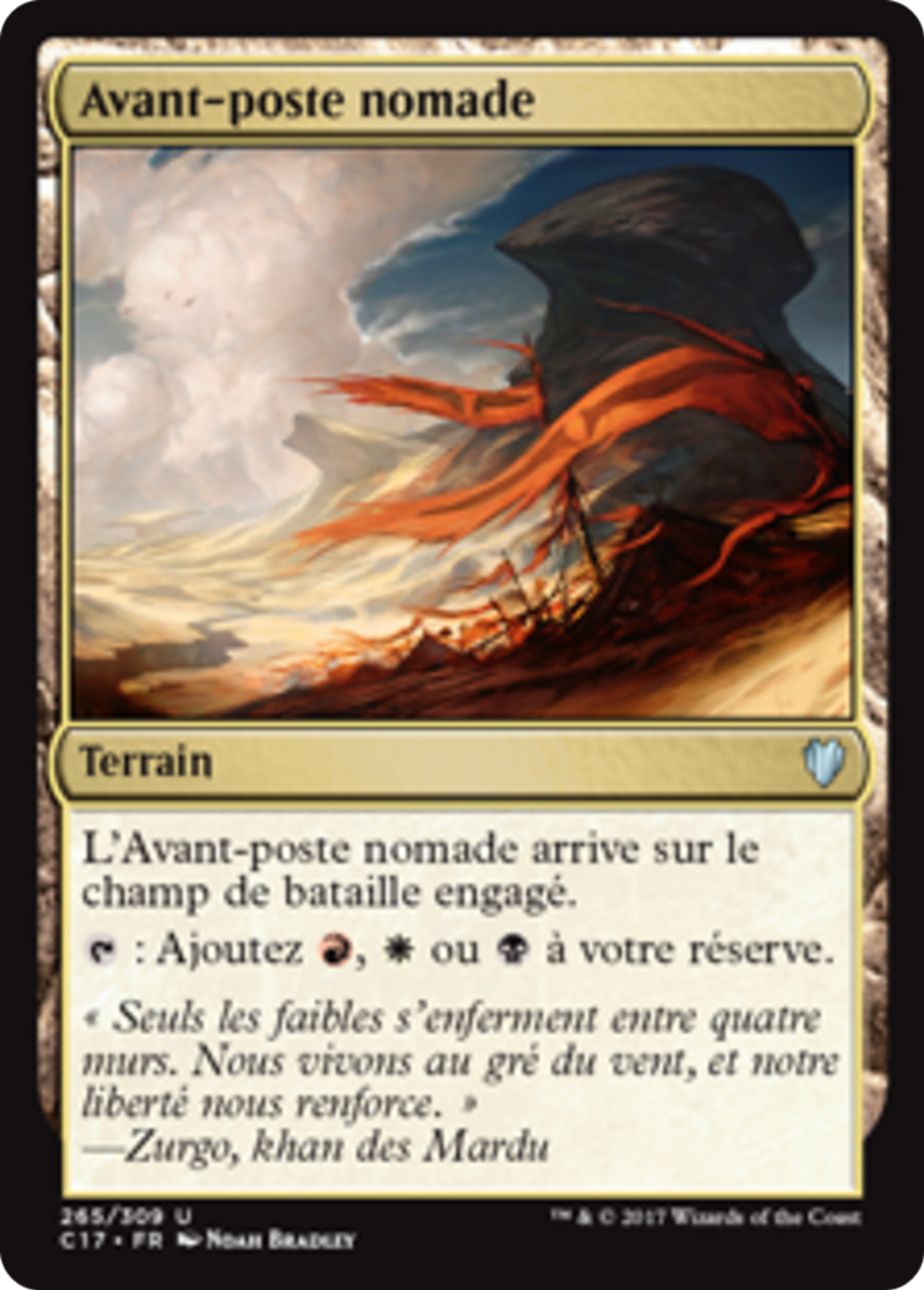 Avant-poste nomade — Commander 2017 — Magic: The Gathering