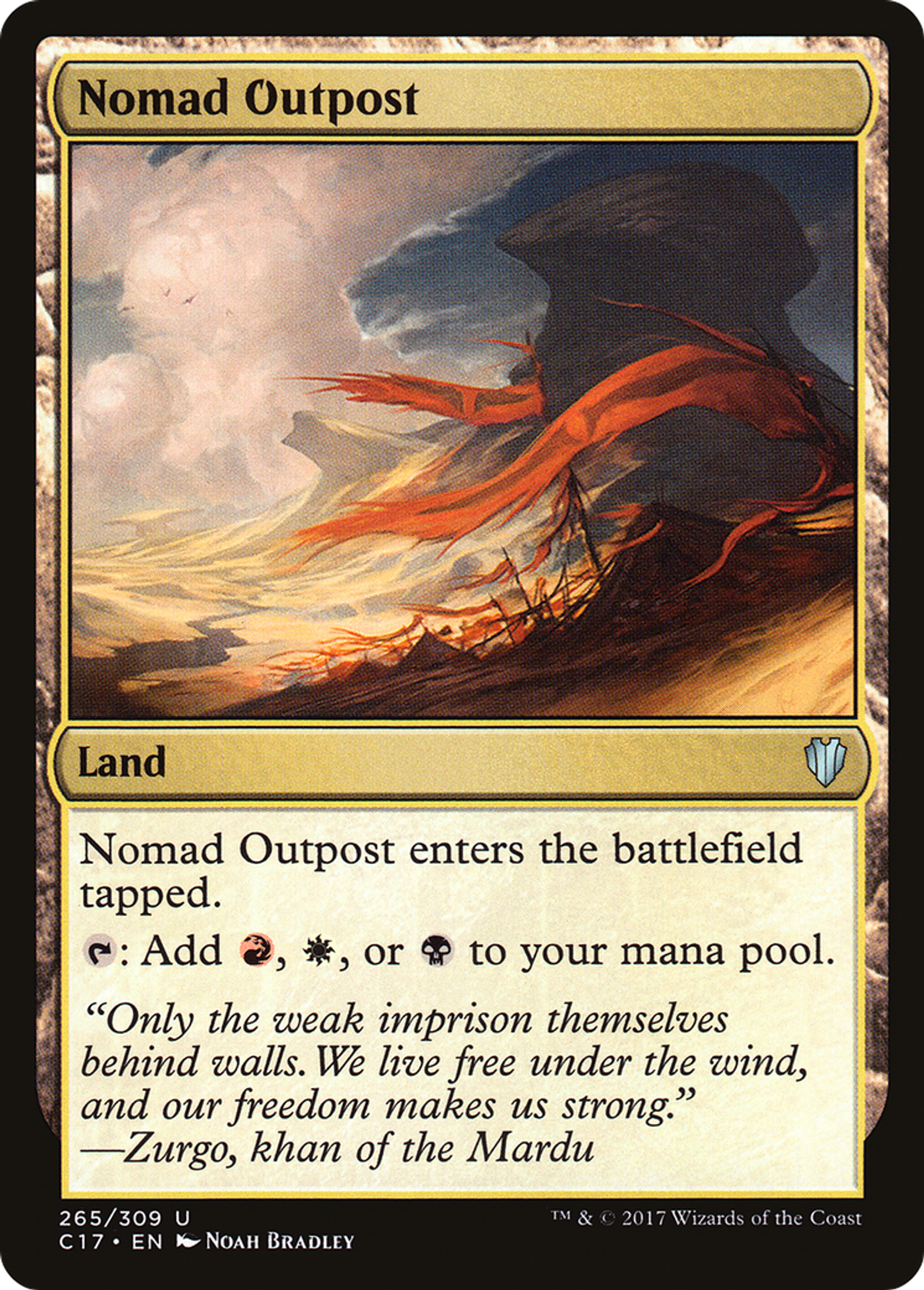 Nomad Outpost — Commander 2017 — Magic: The Gathering