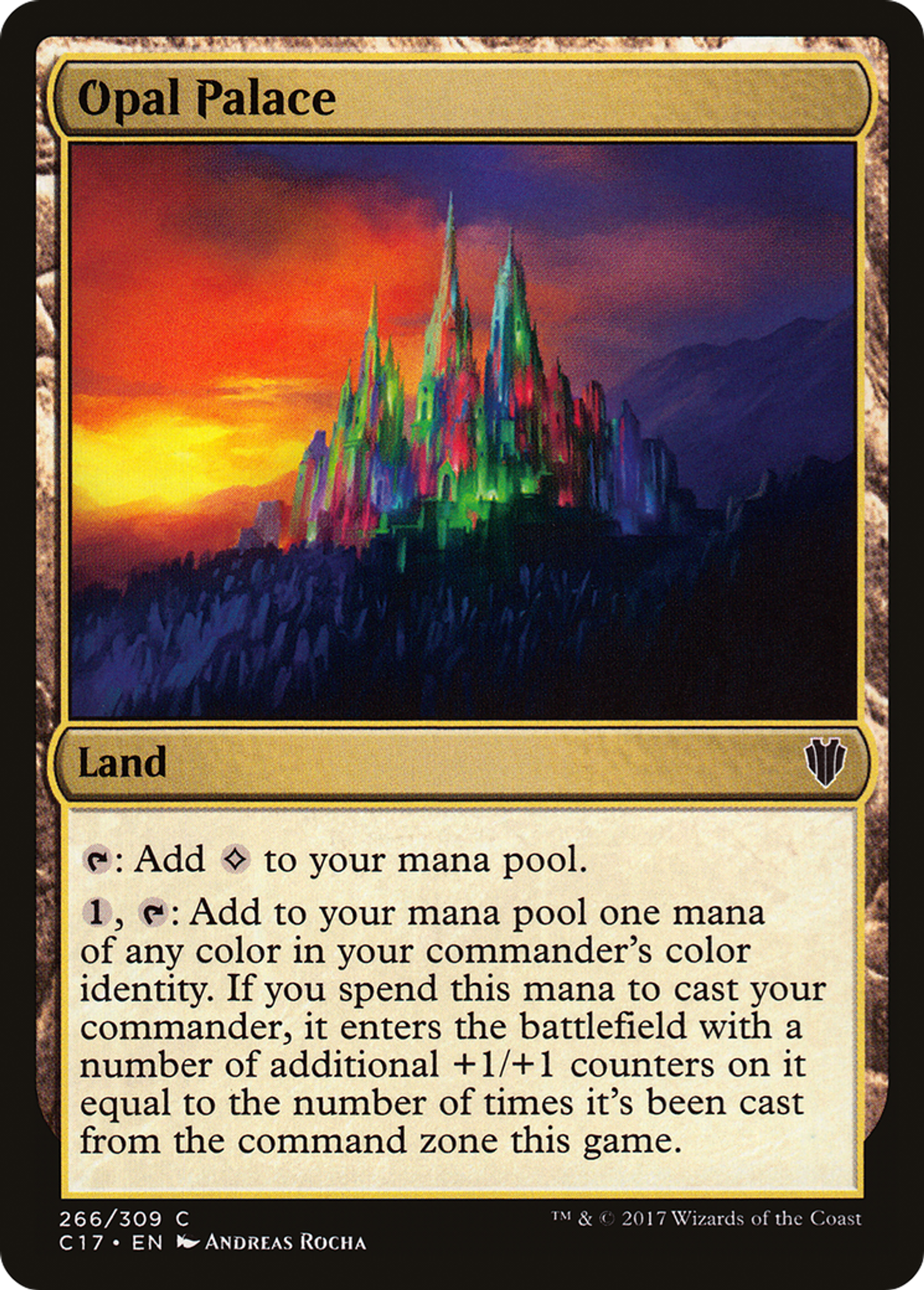 Opal Palace — Commander 2017 — Magic: The Gathering