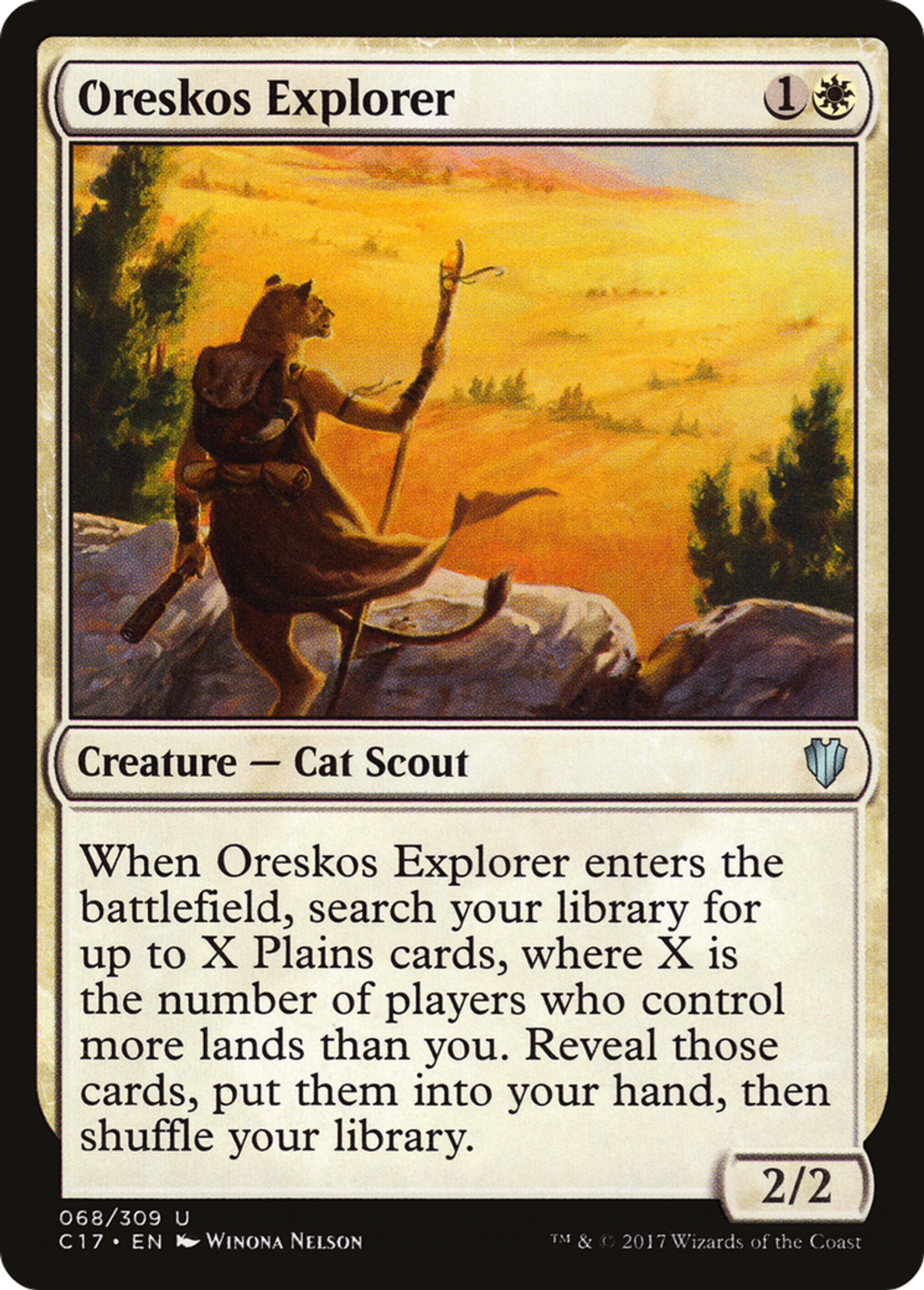 Oreskos Explorer — Commander 2017 — Magic: The Gathering