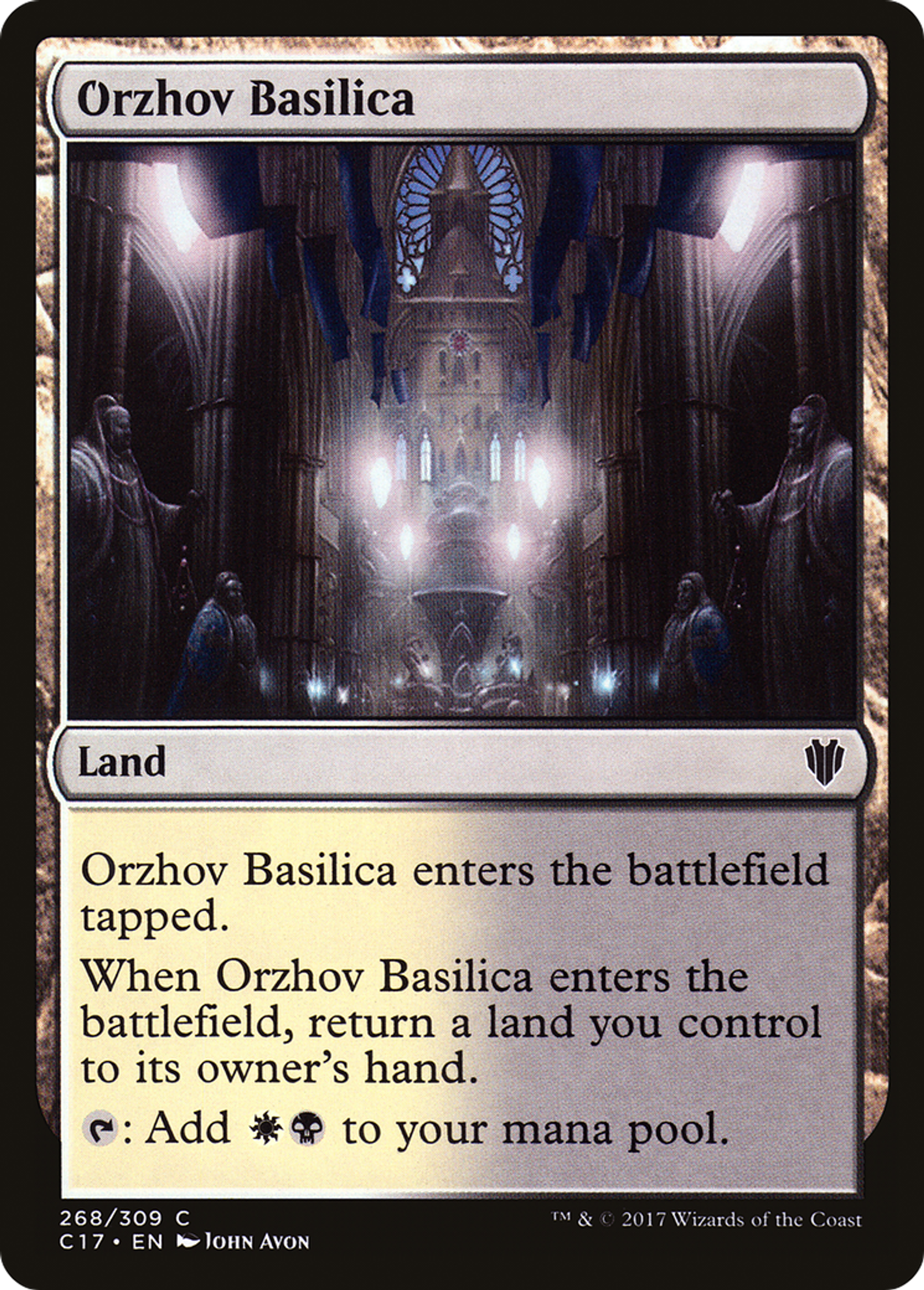 Orzhov Basilica — Commander 2017 — Magic: The Gathering
