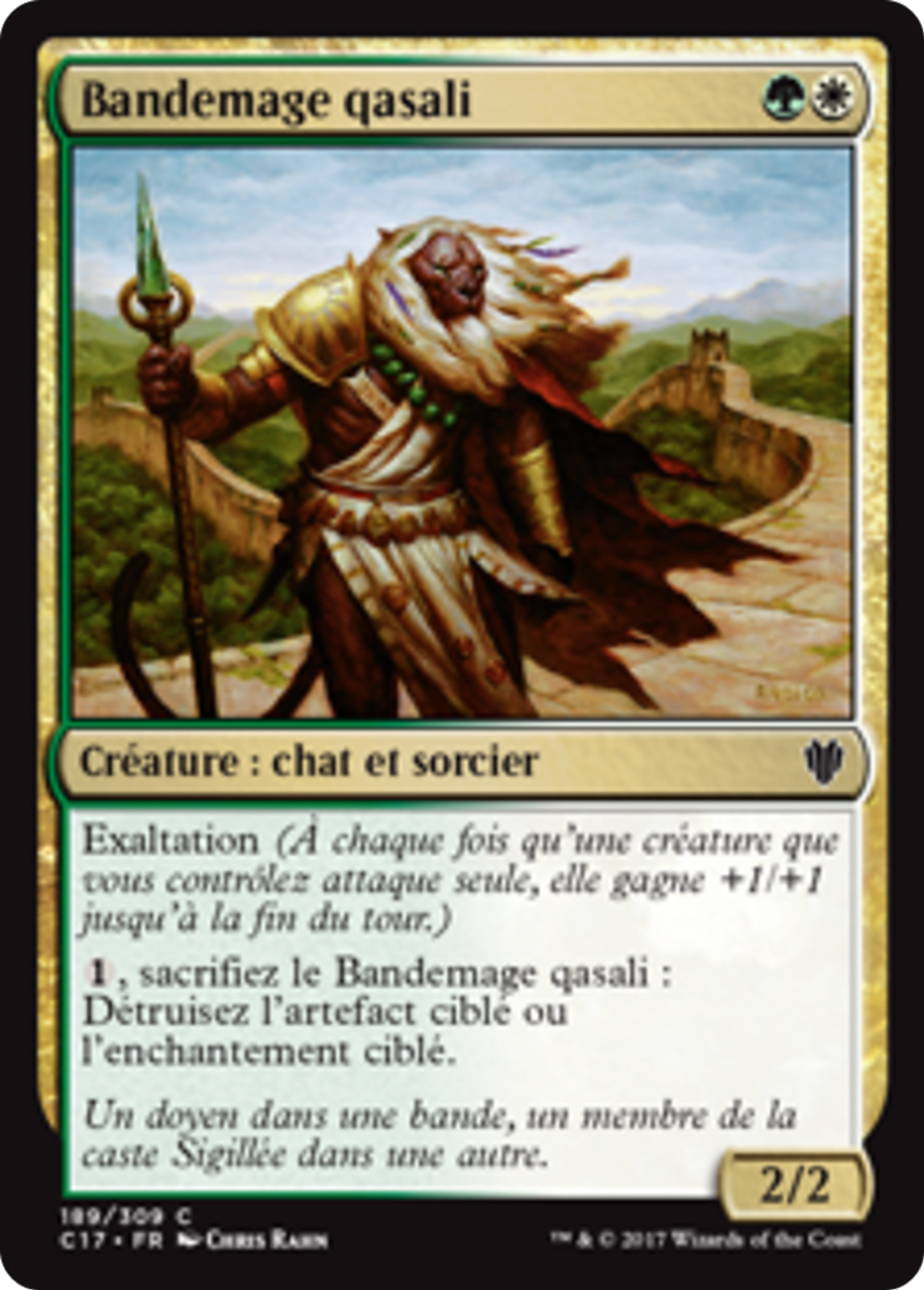 Bandemage qasali — Commander 2017 — Magic: The Gathering