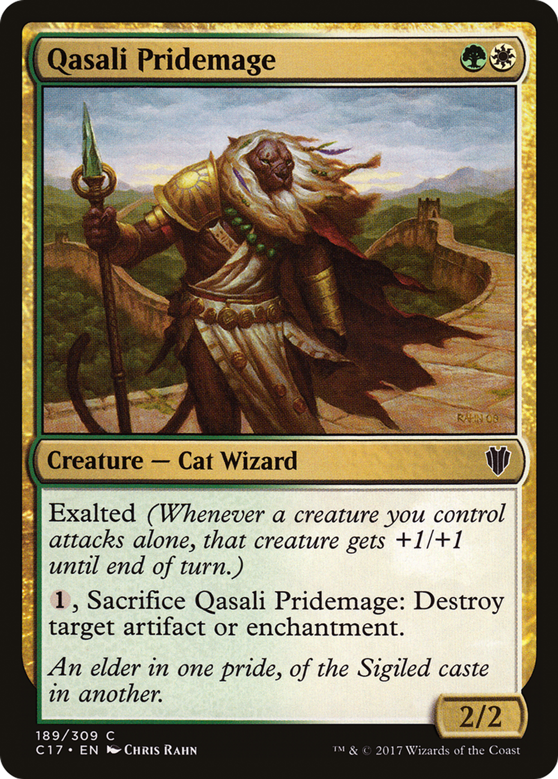 Qasali Pridemage — Commander 2017 — Magic: The Gathering