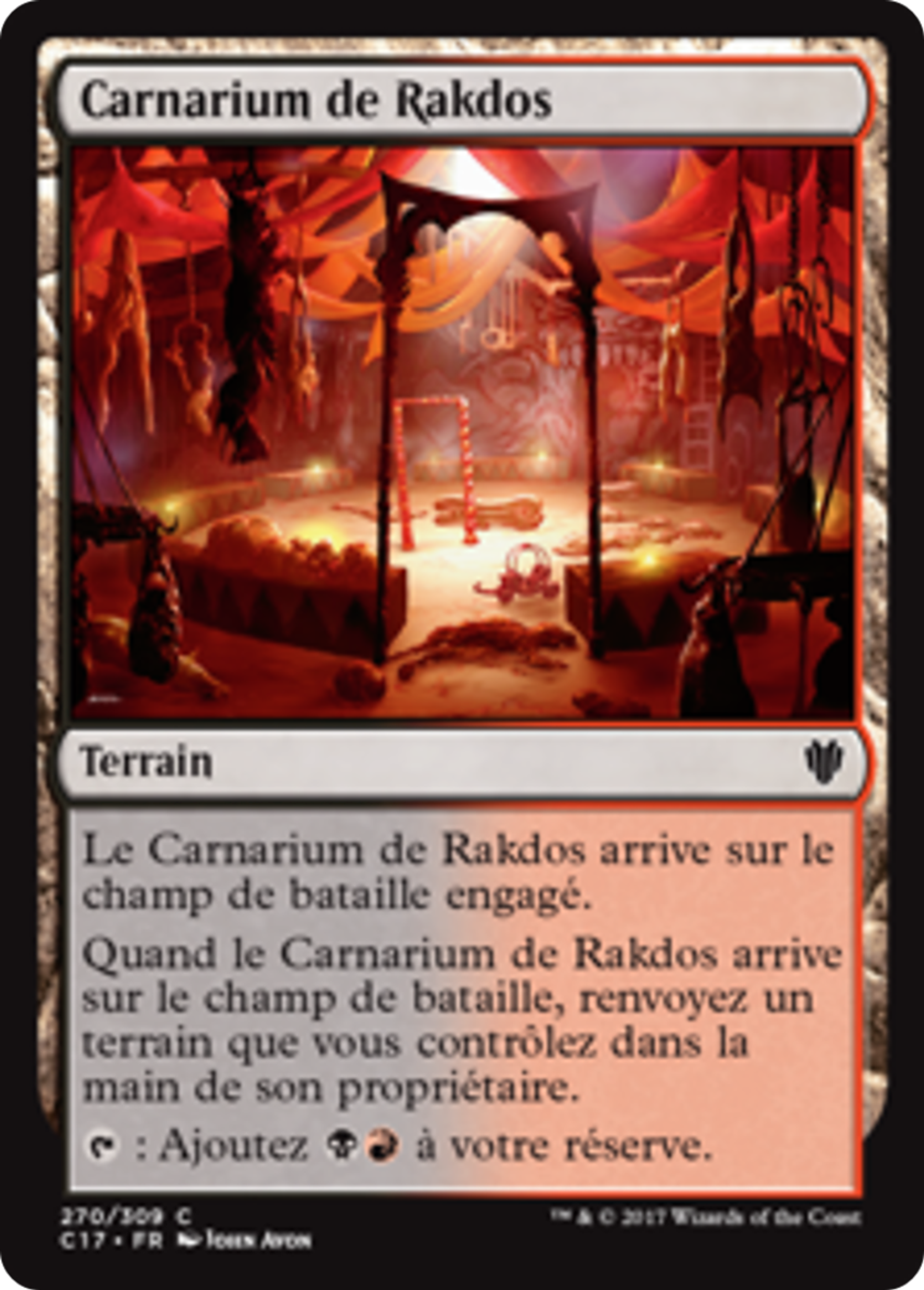 Carnarium de Rakdos — Commander 2017 — Magic: The Gathering