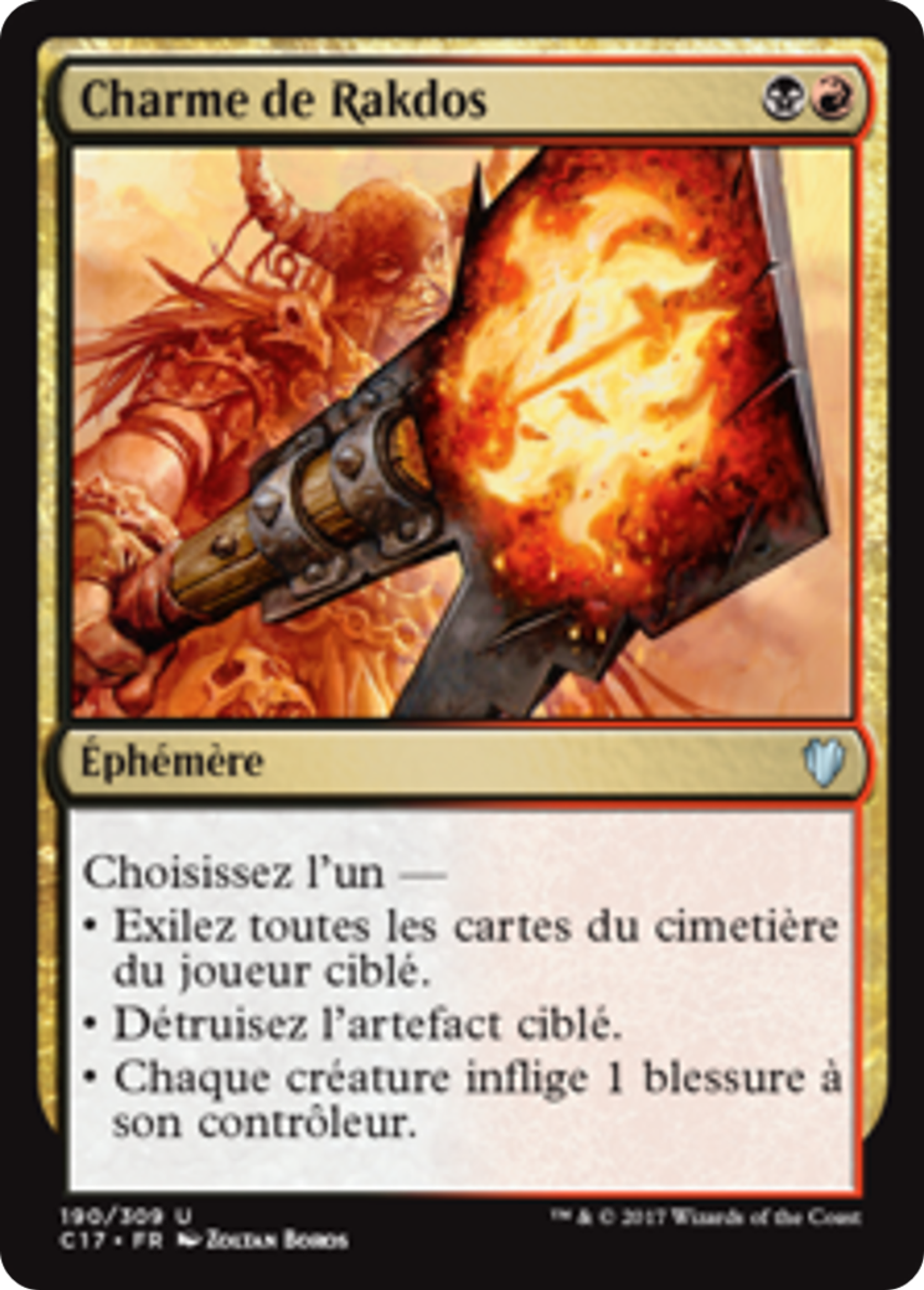 Charme de Rakdos — Commander 2017 — Magic: The Gathering