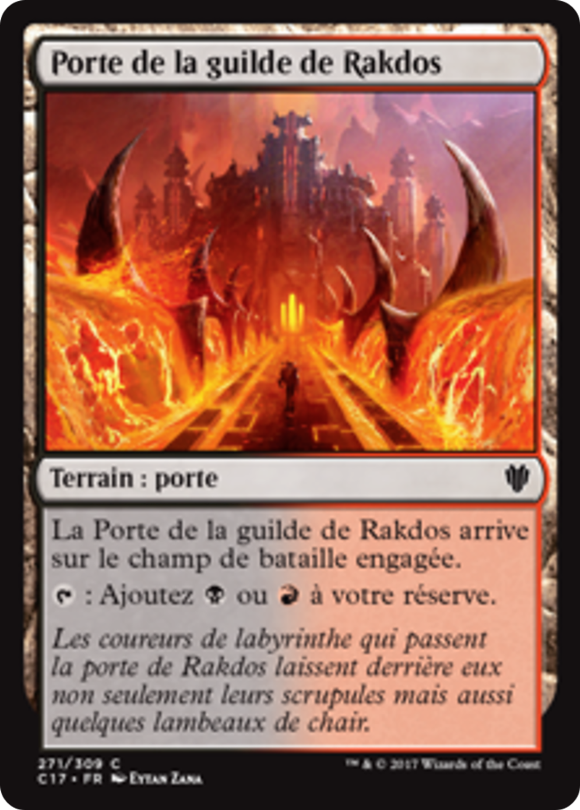 Porte de la guilde de Rakdos — Commander 2017 — Magic: The Gathering