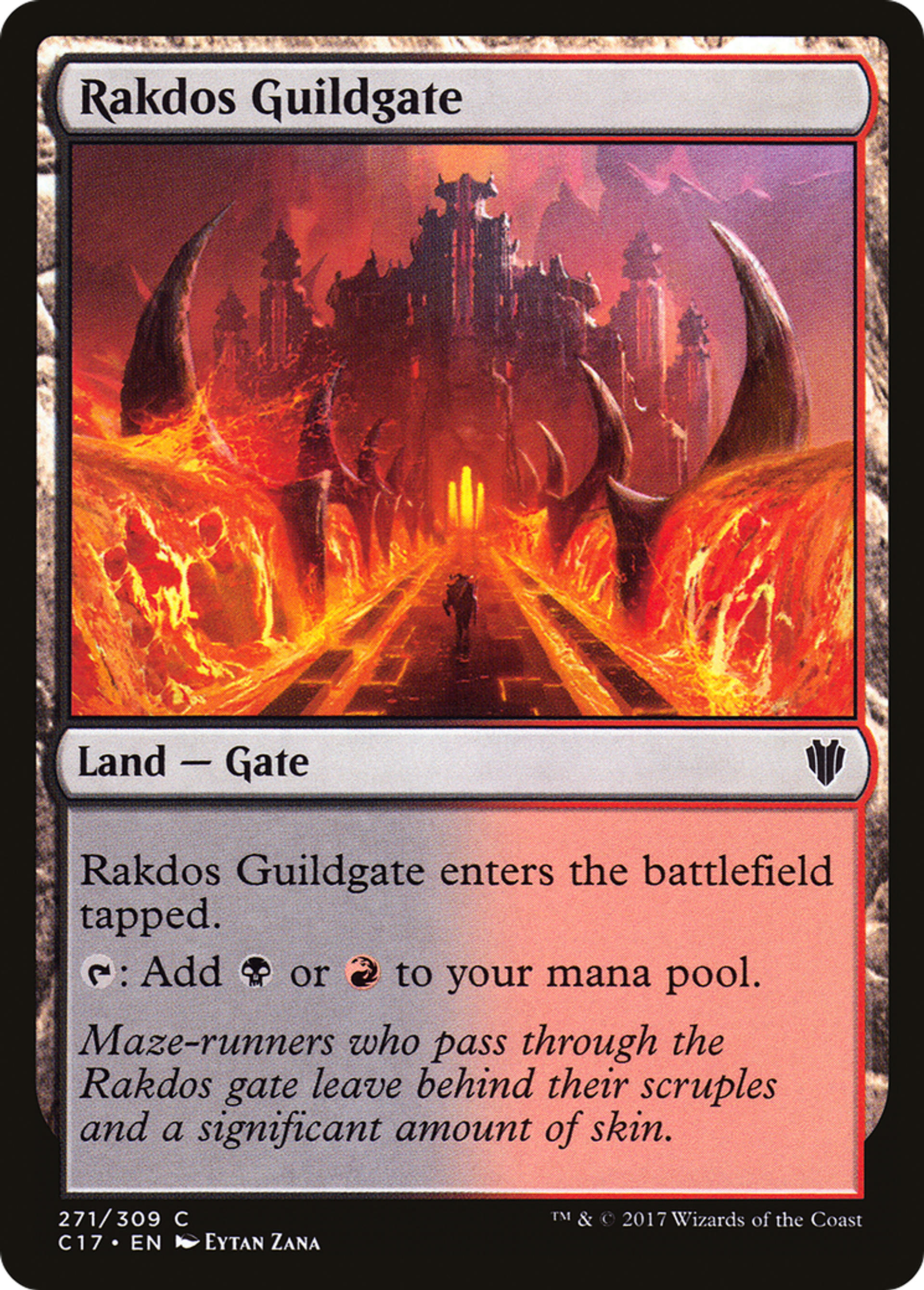 Rakdos Guildgate — Commander 2017 — Magic: The Gathering