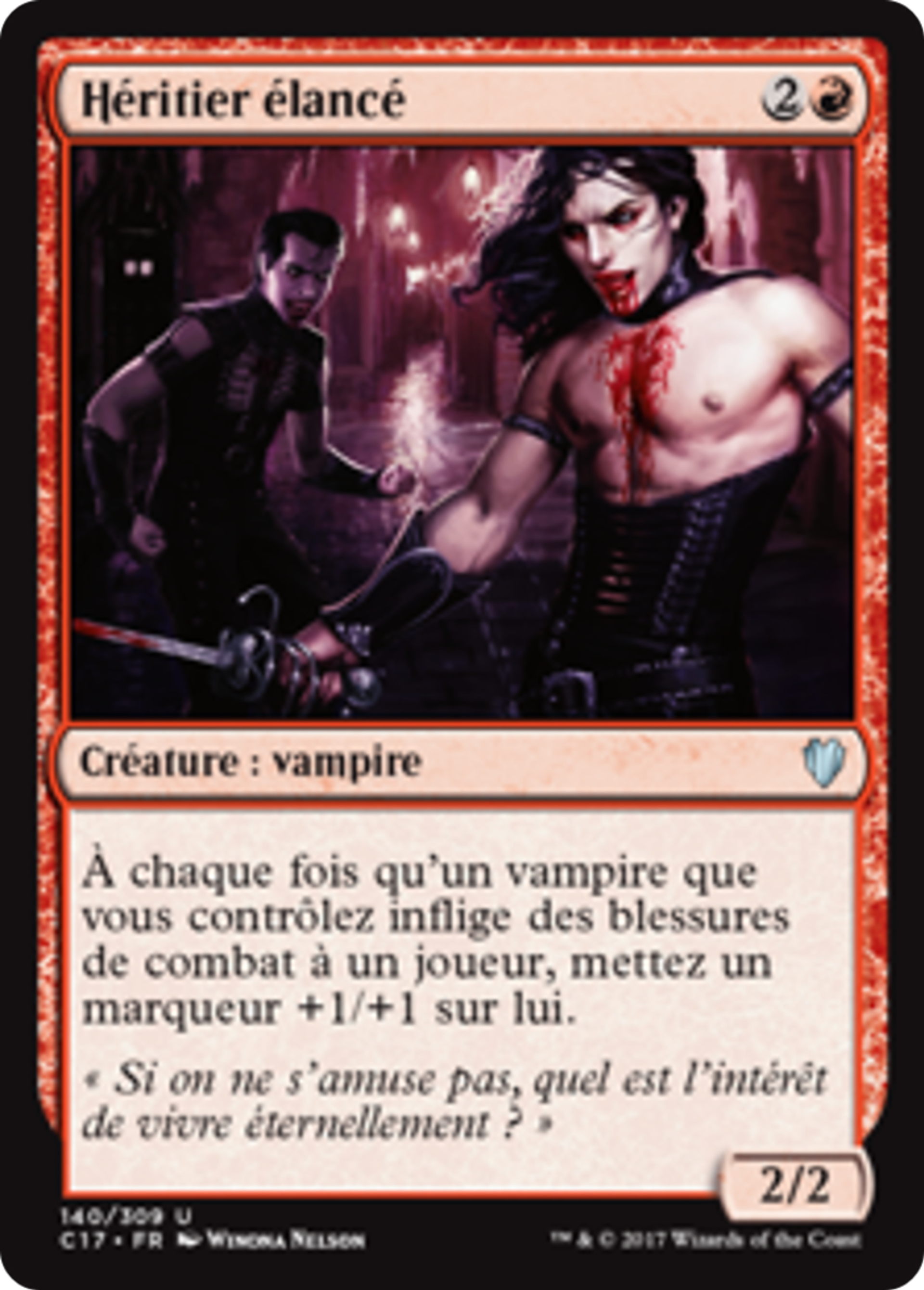 Héritier élancé — Commander 2017 — Magic: The Gathering