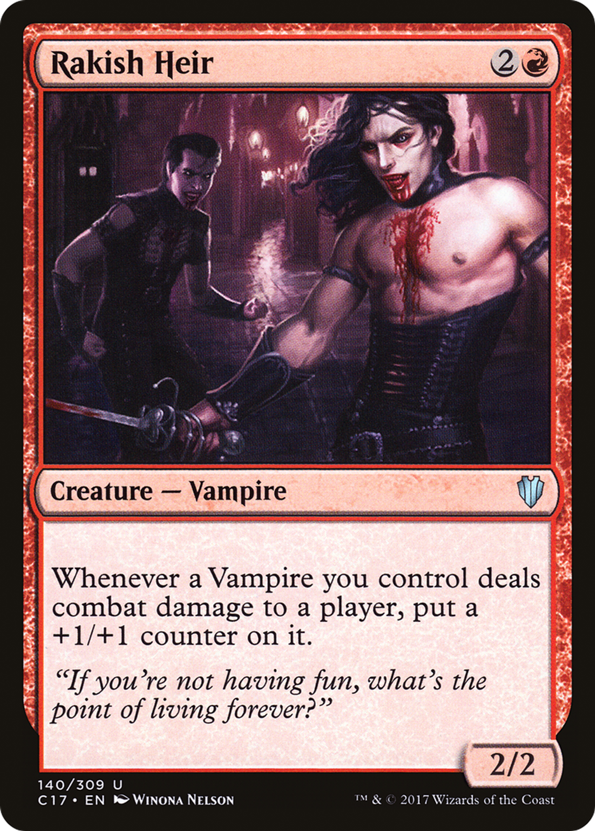Rakish Heir — Commander 2017 — Magic: The Gathering