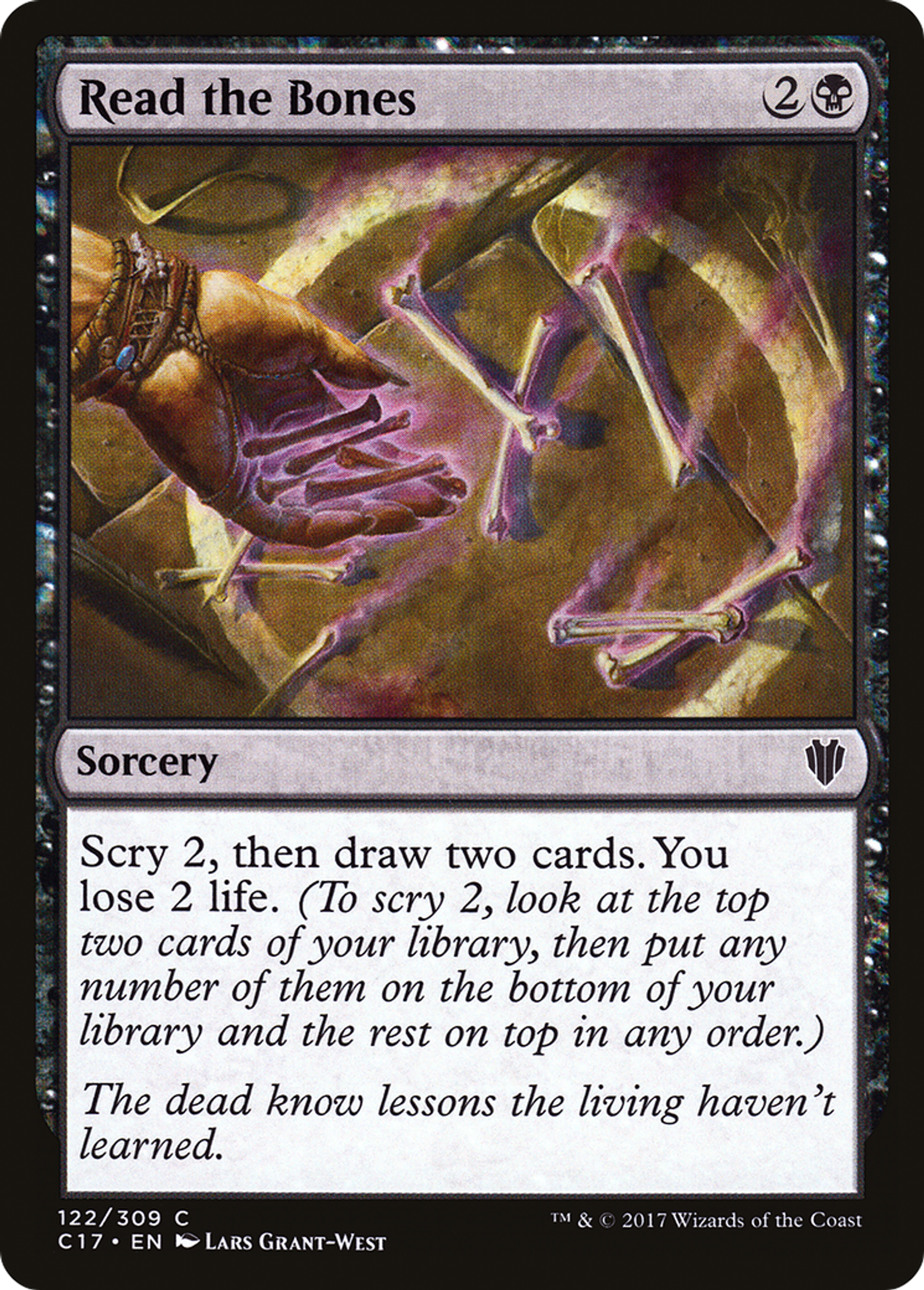 Read the Bones — Commander 2017 — Magic: The Gathering