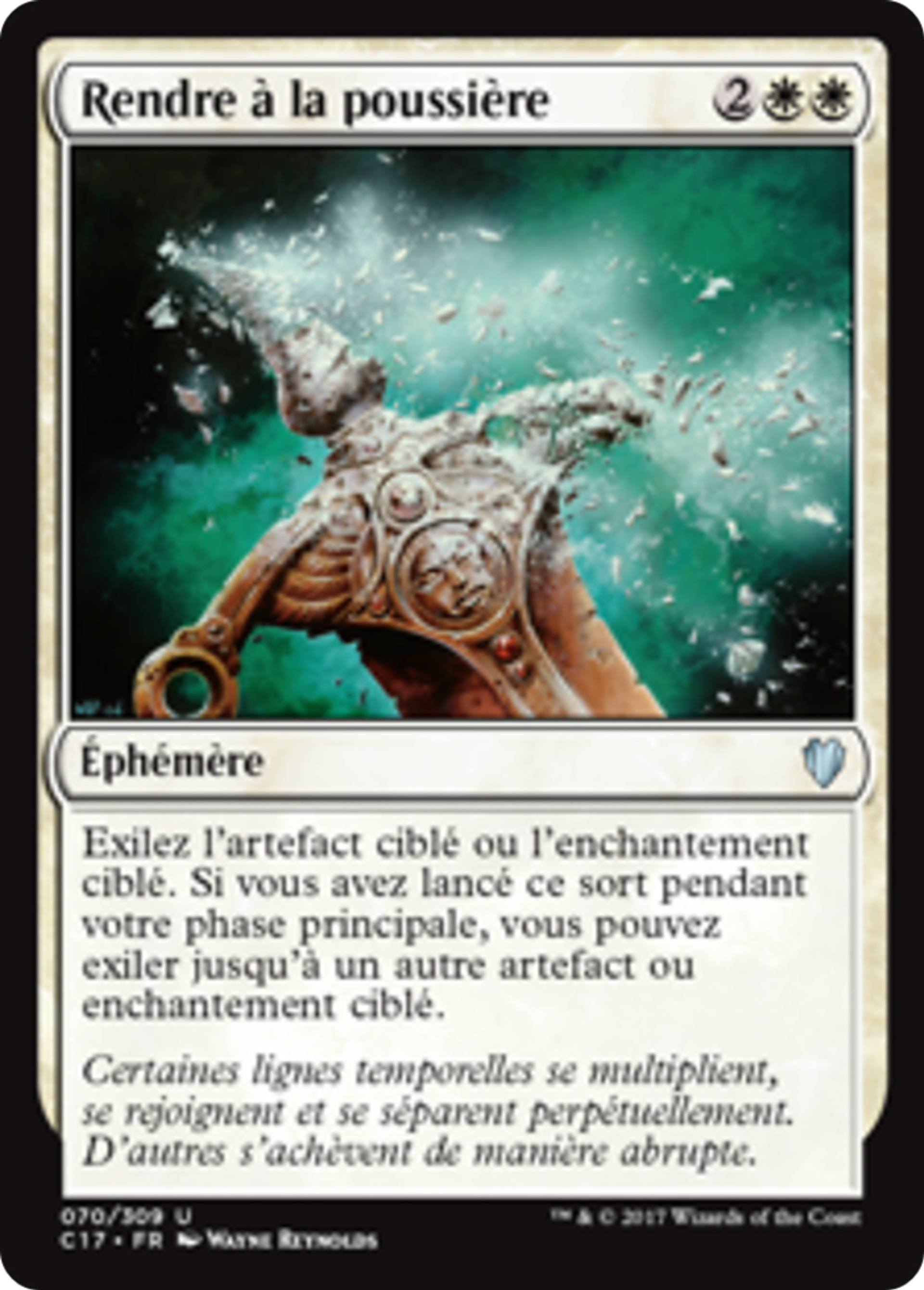 Rendre à la poussière — Commander 2017 — Magic: The Gathering