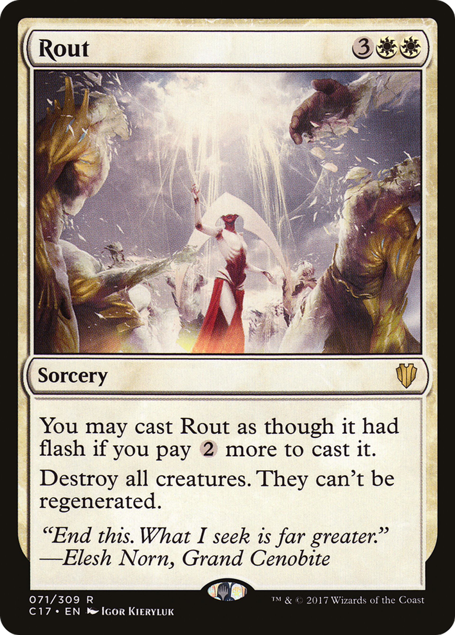 Rout — Commander 2017 — Magic: The Gathering