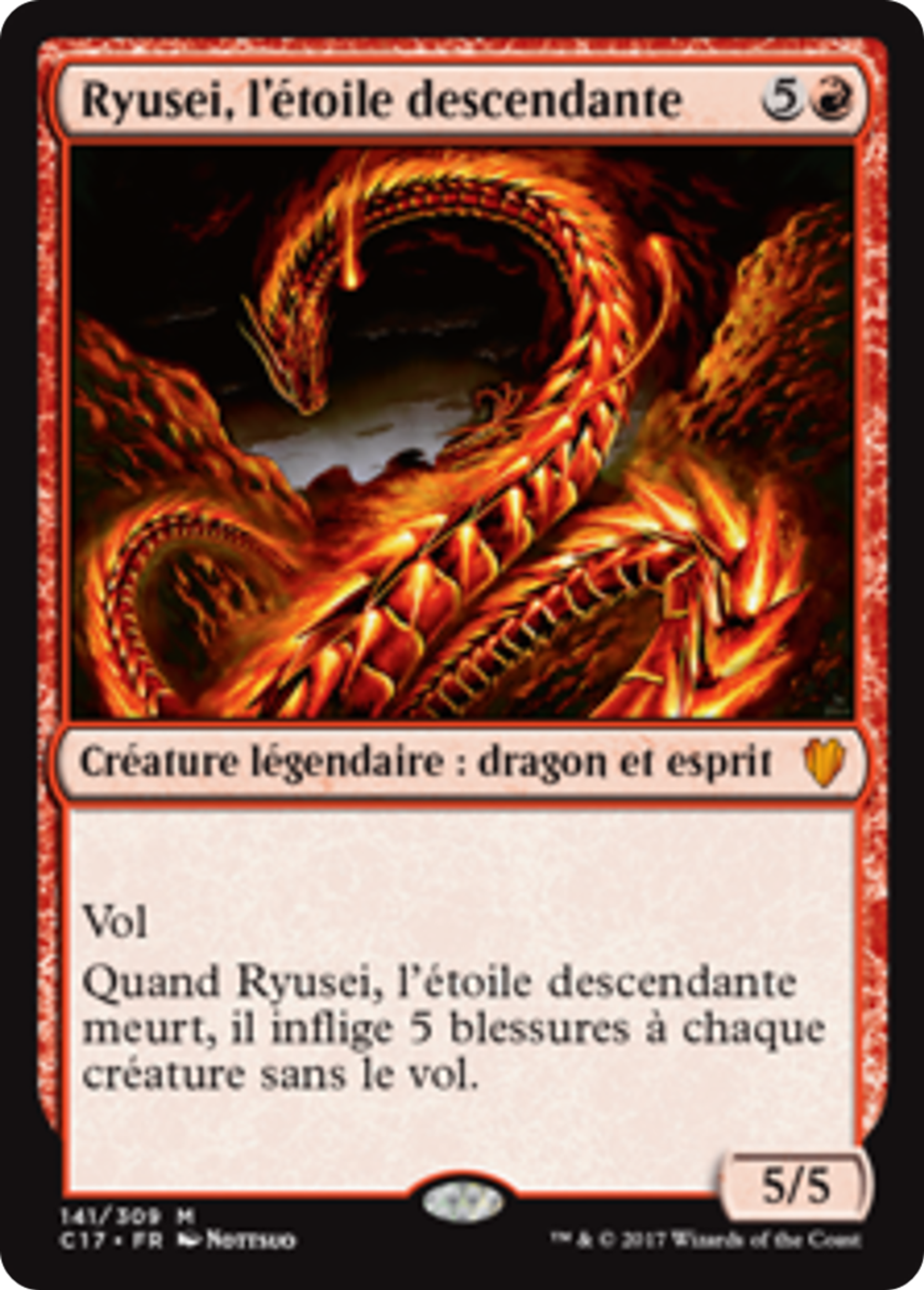 Ryusei, l'étoile descendante — Commander 2017 — Magic: The Gathering