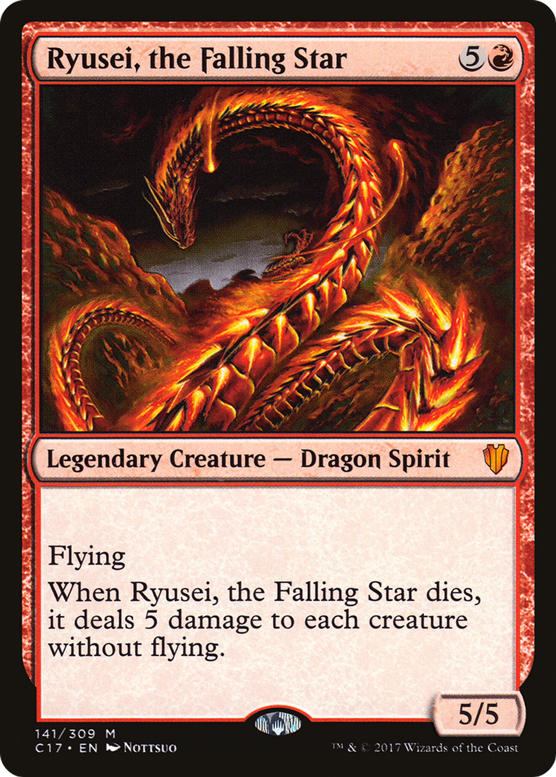 Ryusei, the Falling Star — Commander 2017 — Magic: The Gathering
