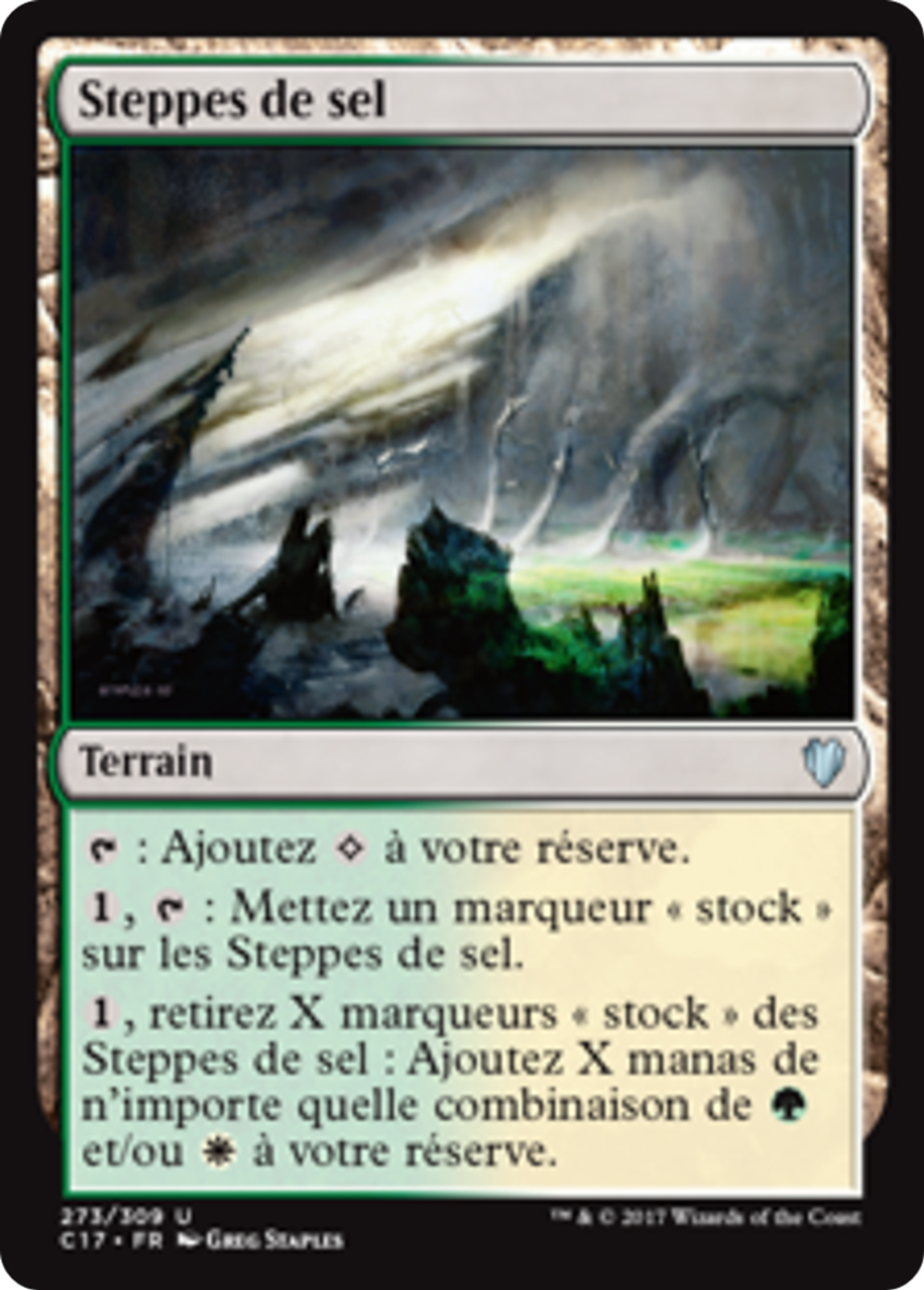 Steppes de sel — Commander 2017 — Magic: The Gathering