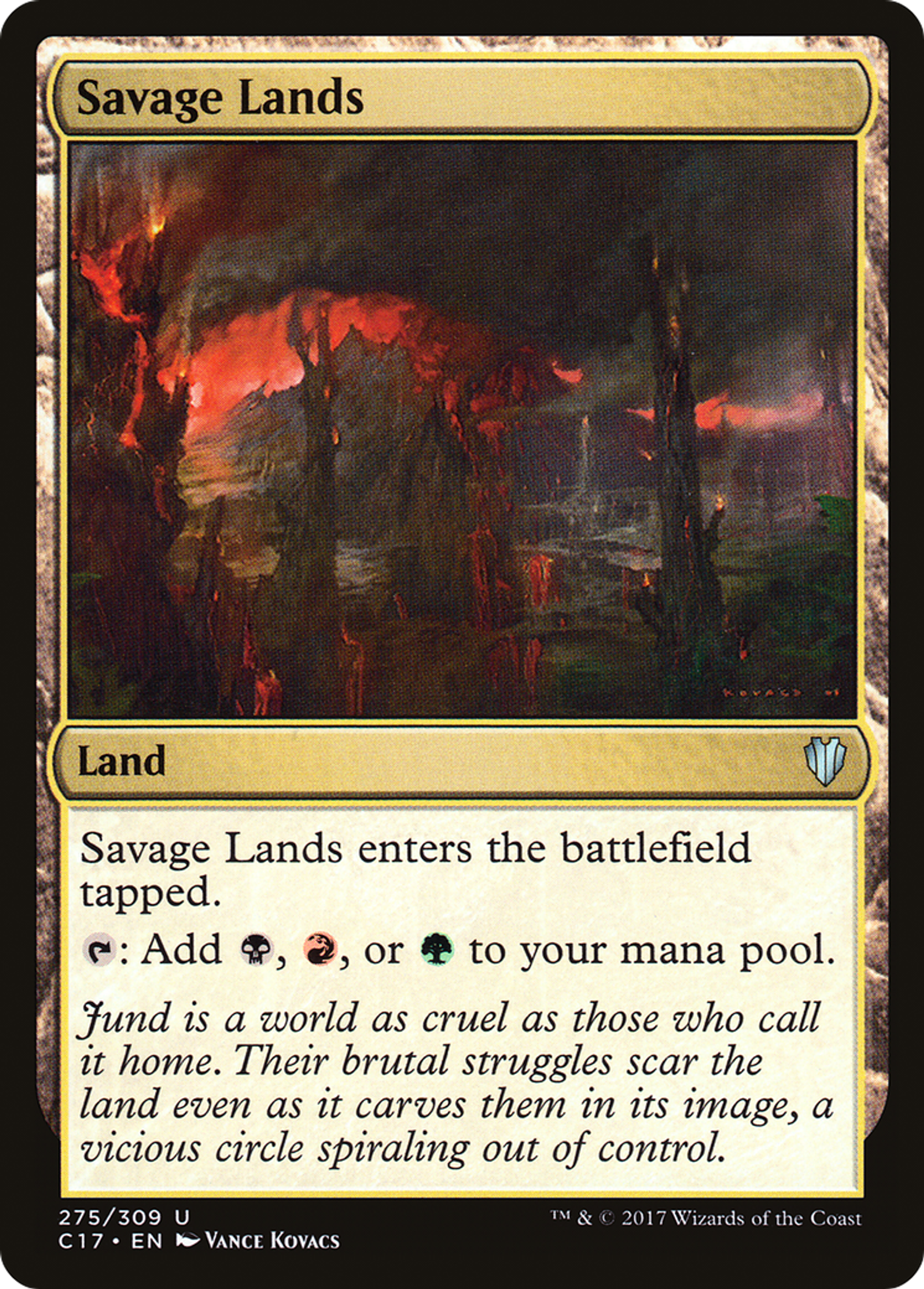 Savage Lands — Commander 2017 — Magic: The Gathering