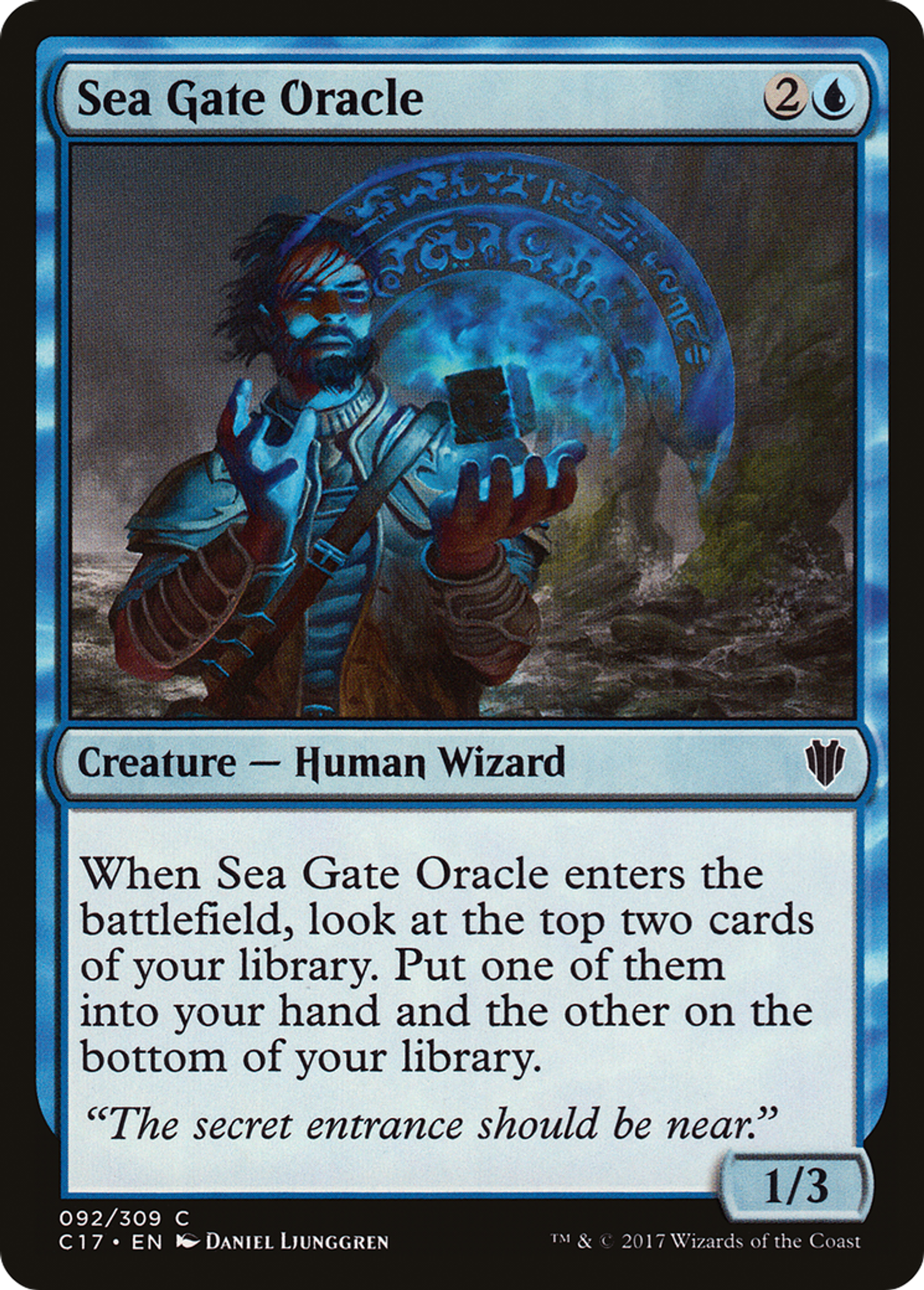 Sea Gate Oracle — Commander 2017 — Magic: The Gathering