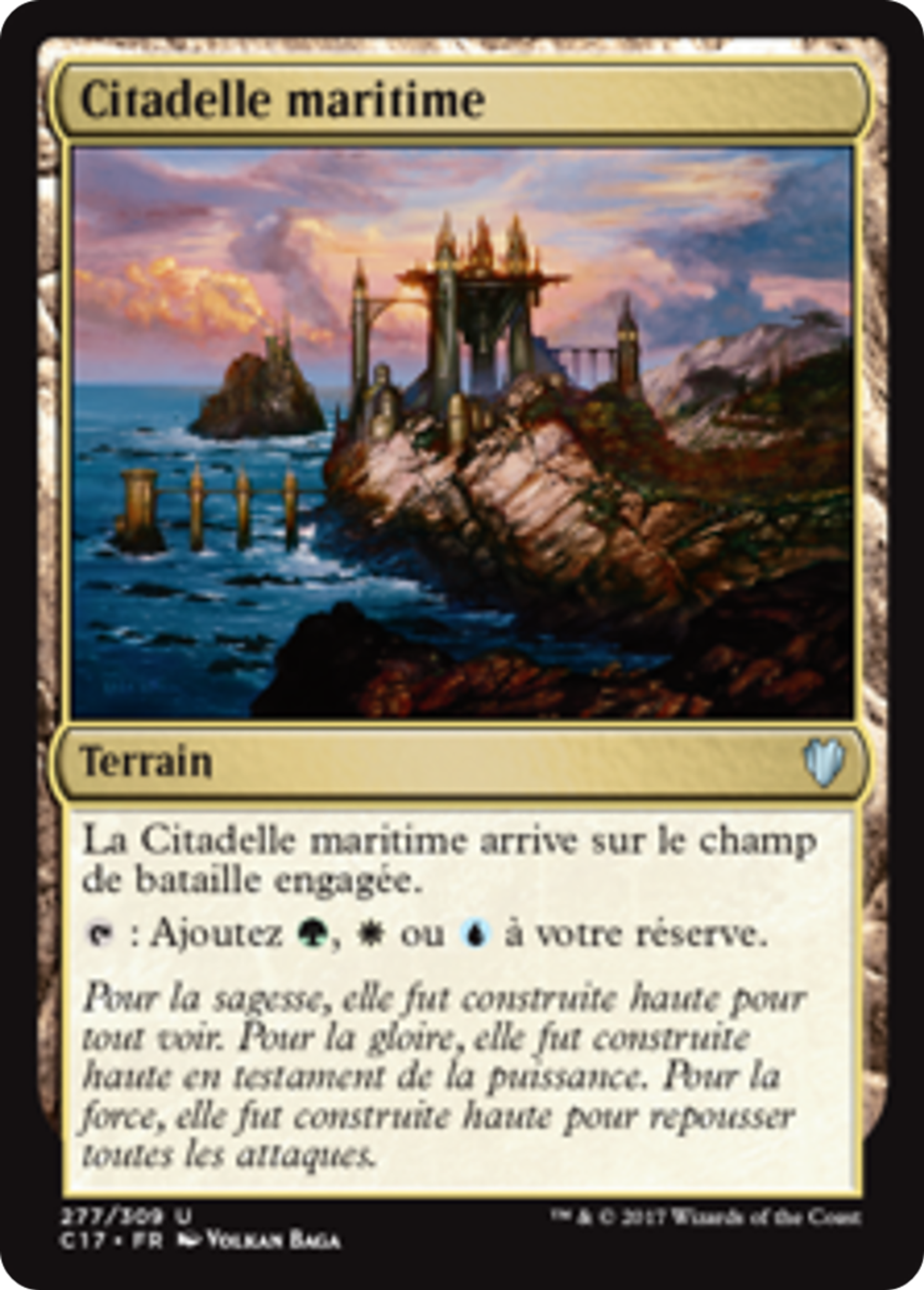 Citadelle maritime — Commander 2017 — Magic: The Gathering