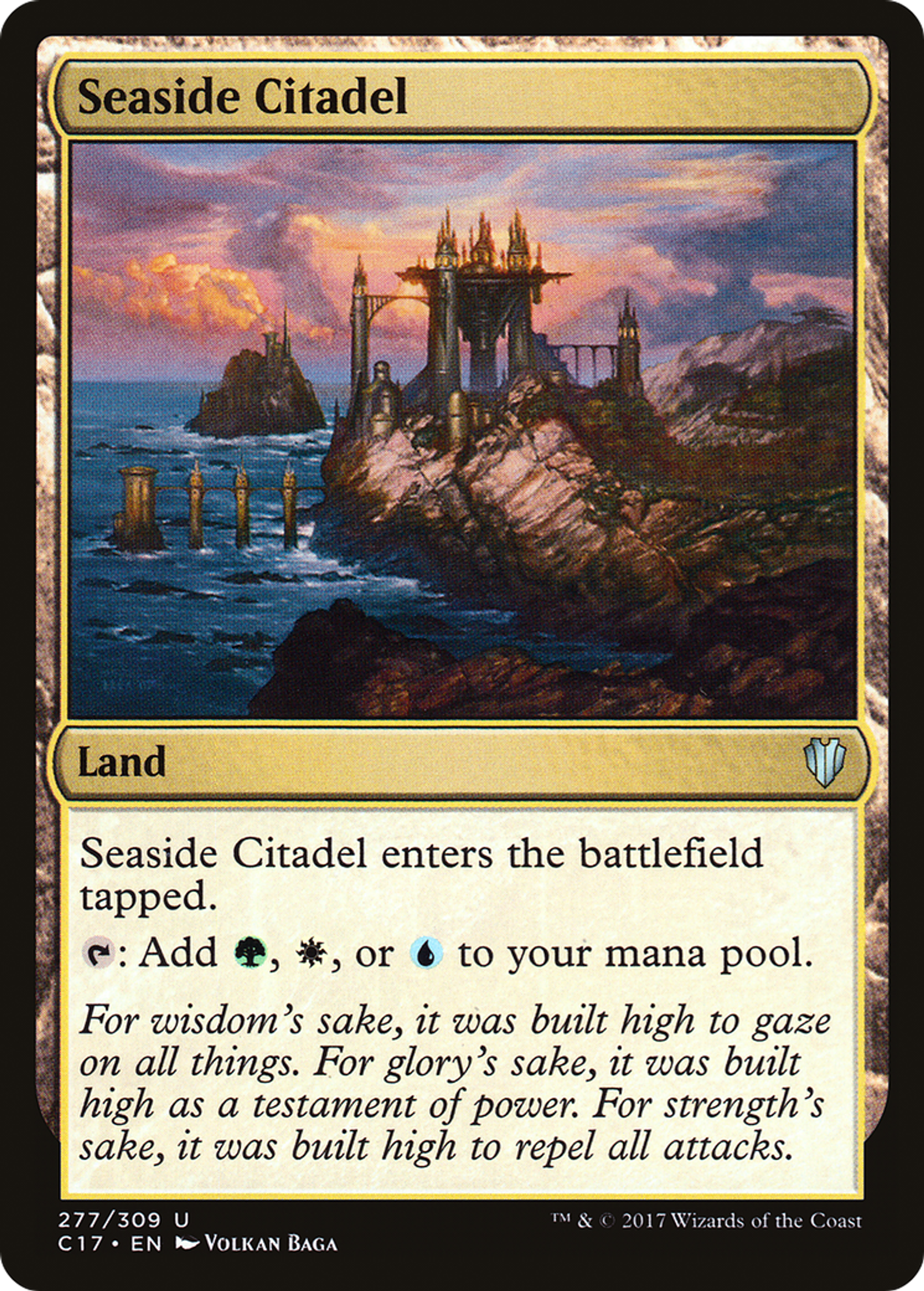 Seaside Citadel — Commander 2017 — Magic: The Gathering