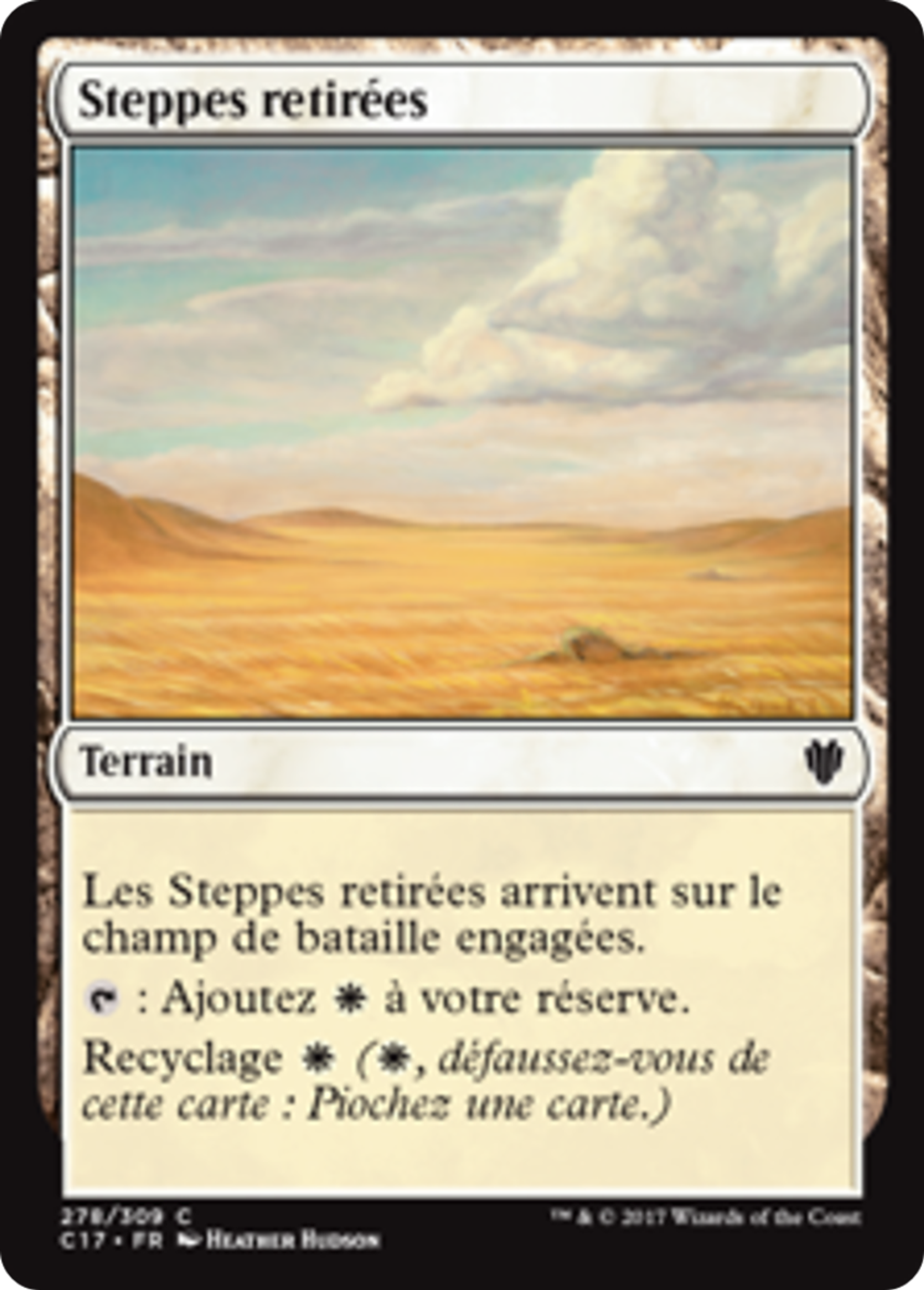 Steppes retirées — Commander 2017 — Magic: The Gathering