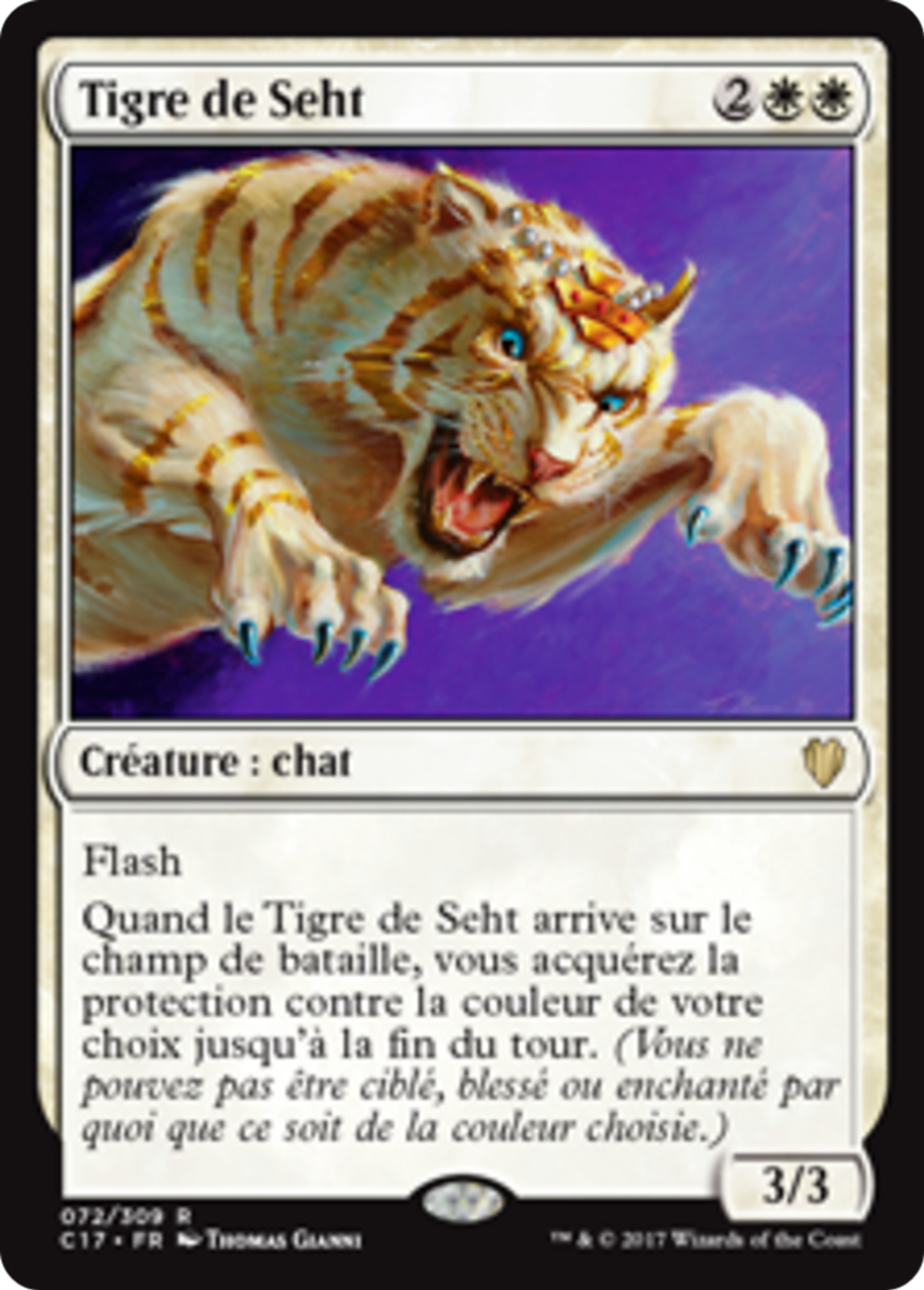 Tigre de Seht — Commander 2017 — Magic: The Gathering