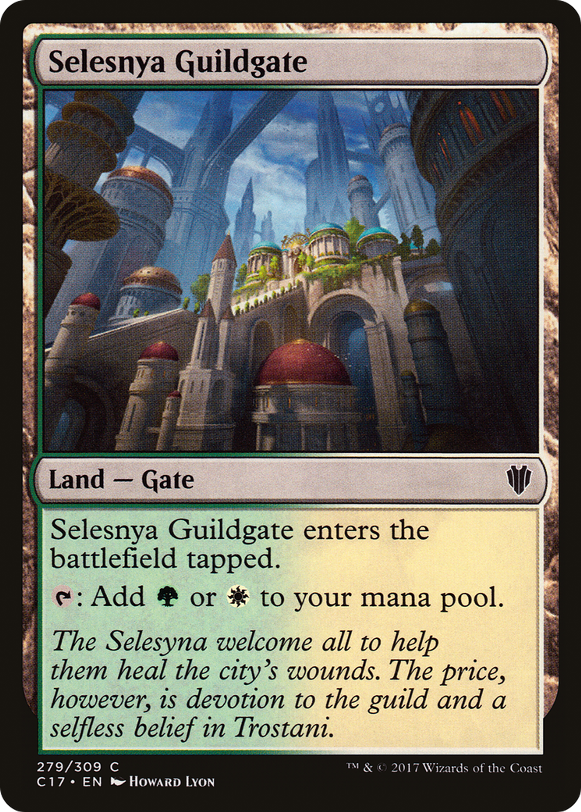 Selesnya Guildgate — Commander 2017 — Magic: The Gathering