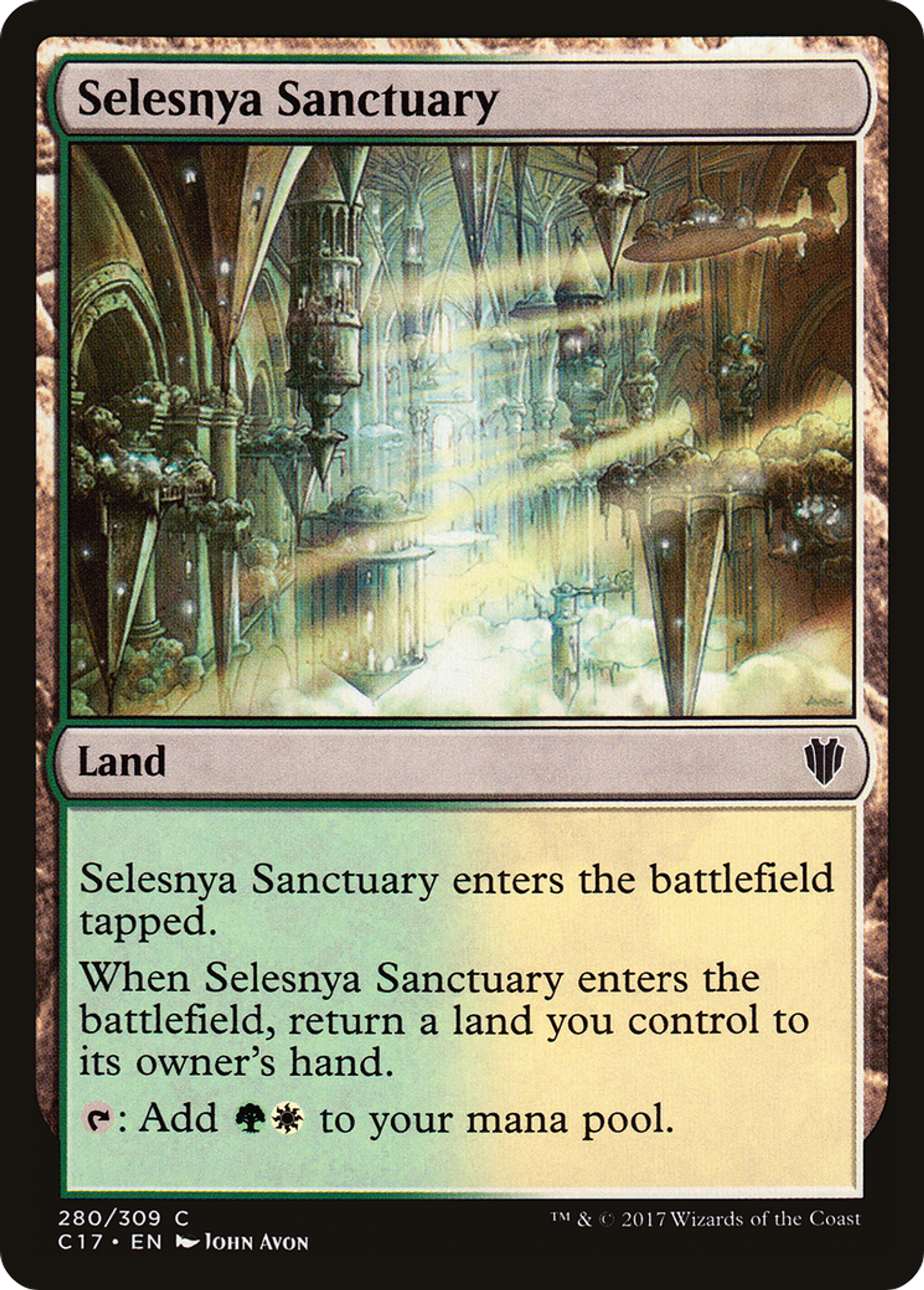 Selesnya Sanctuary — Commander 2017 — Magic: The Gathering