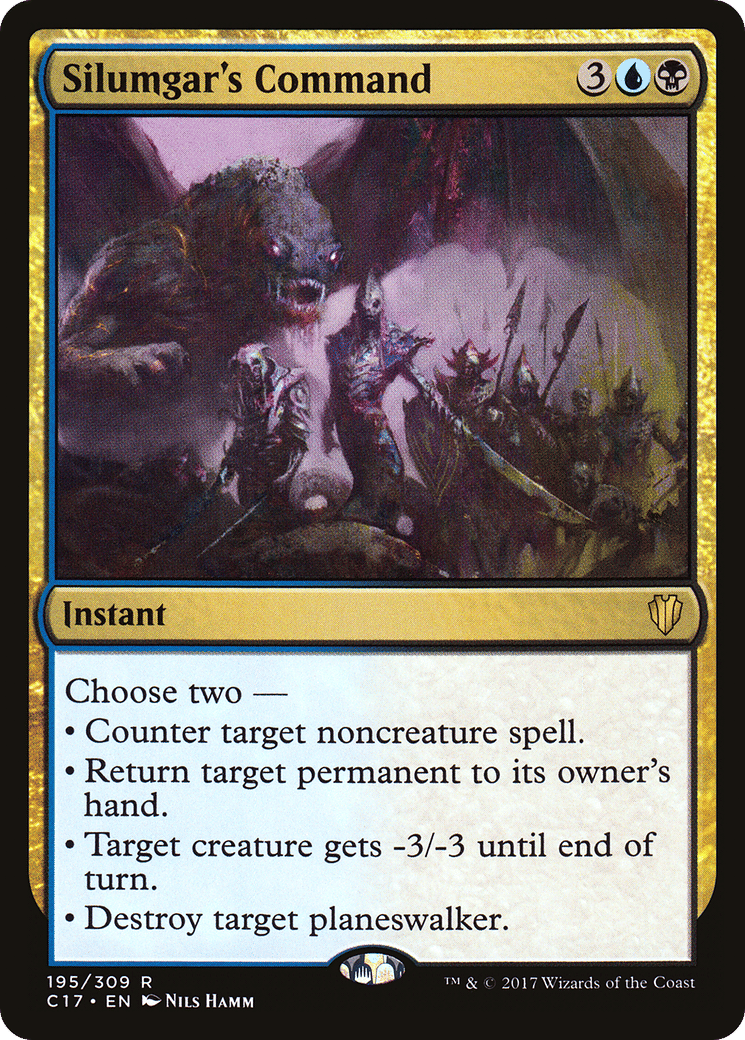 Silumgar's Command — Commander 2017 — Magic: The Gathering
