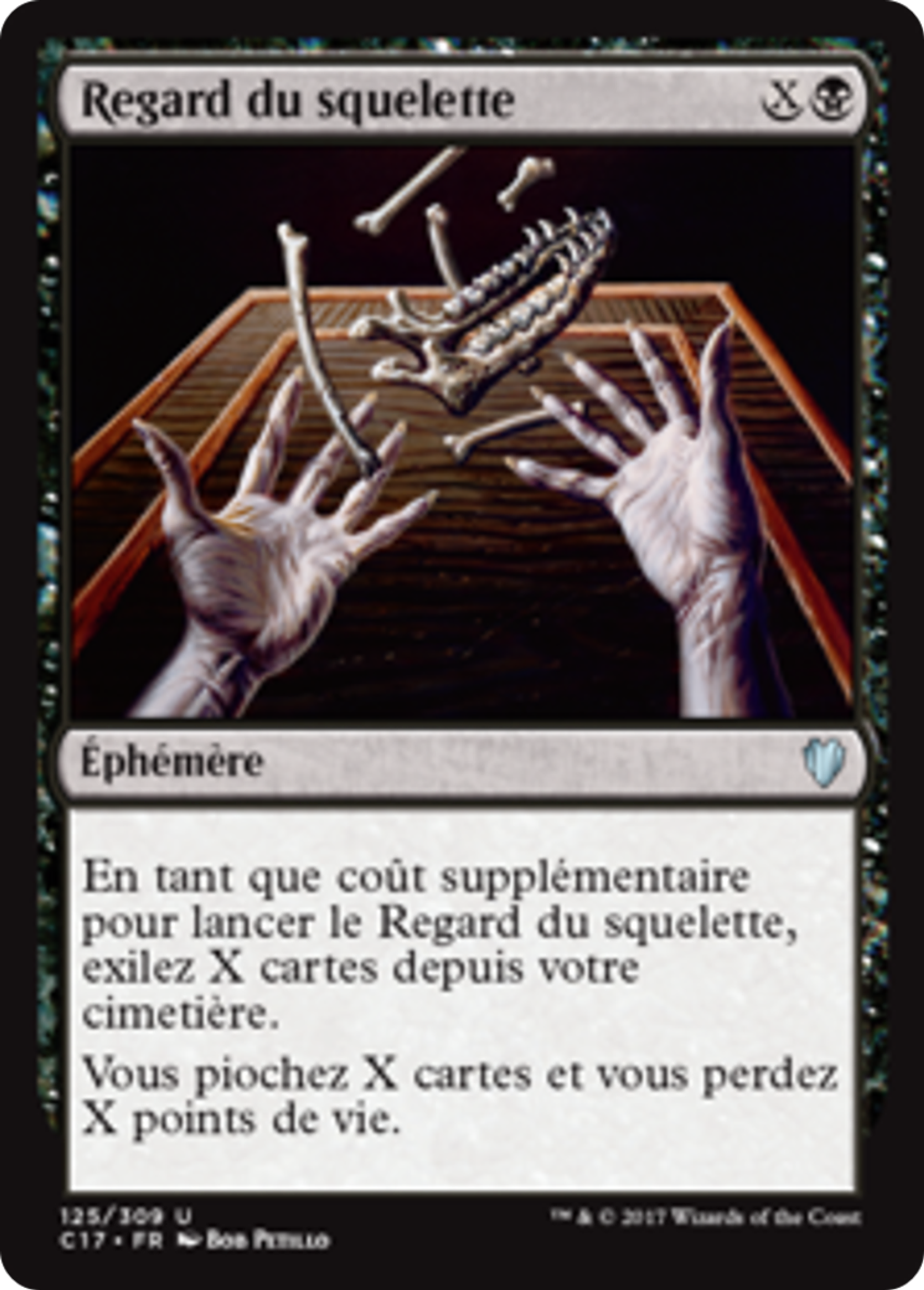 Regard du squelette — Commander 2017 — Magic: The Gathering