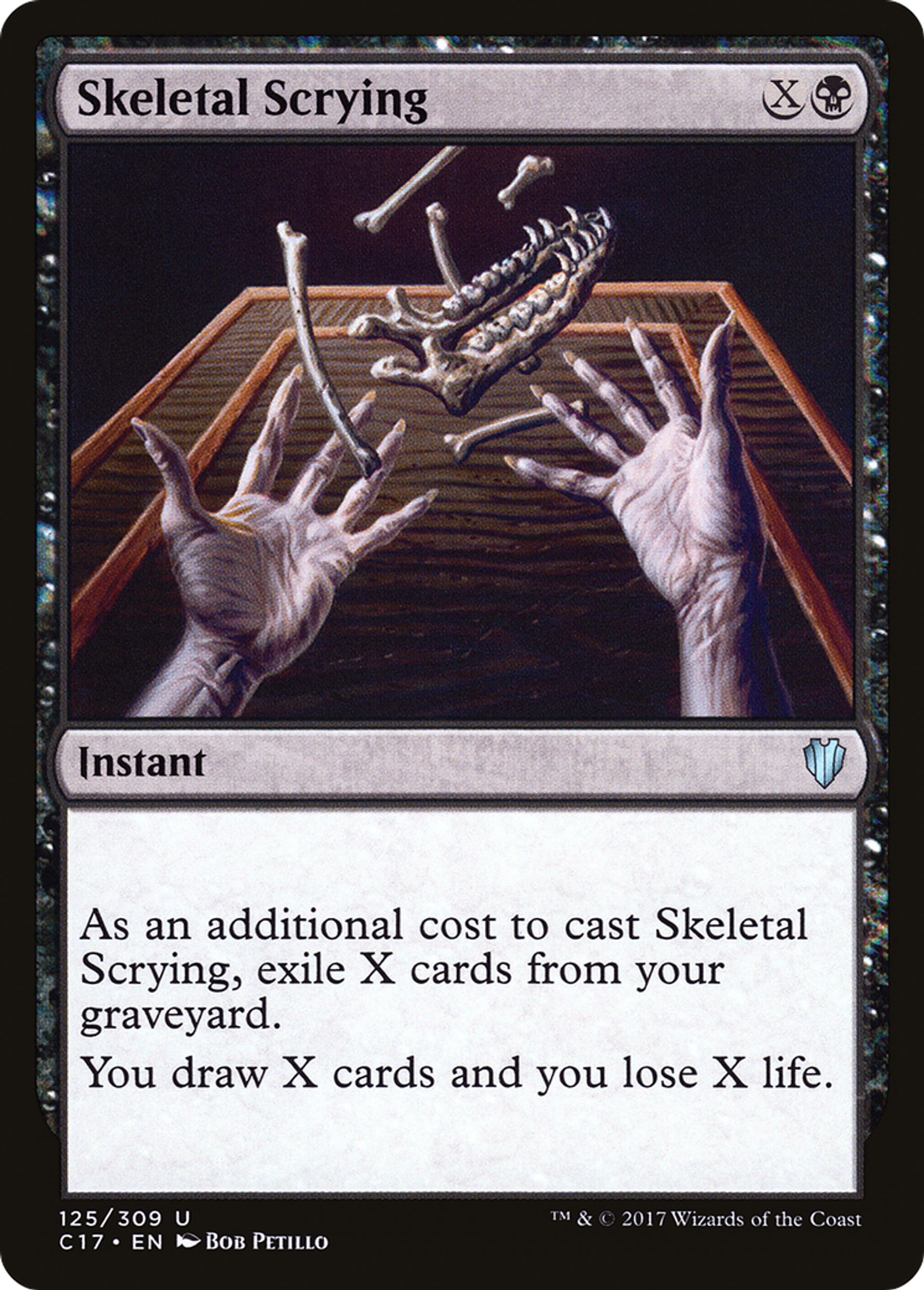 Skeletal Scrying — Commander 2017 — Magic: The Gathering