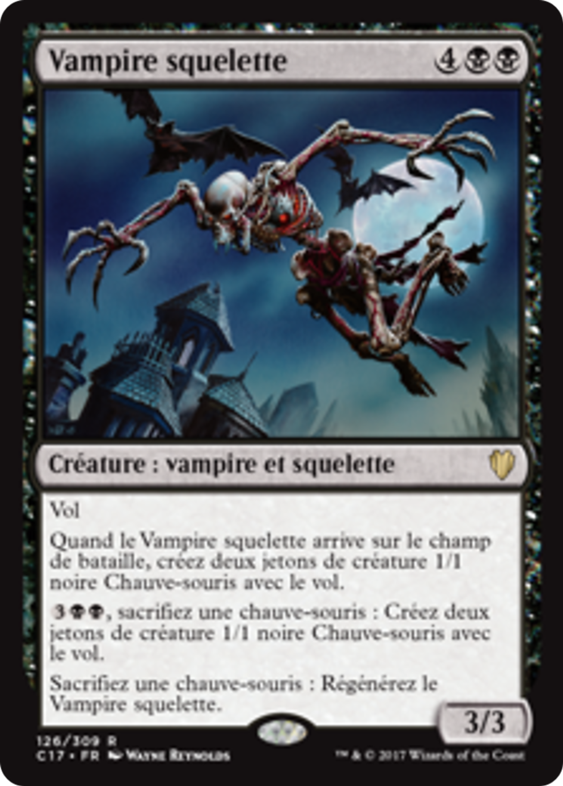 Vampire squelette — Commander 2017 — Magic: The Gathering