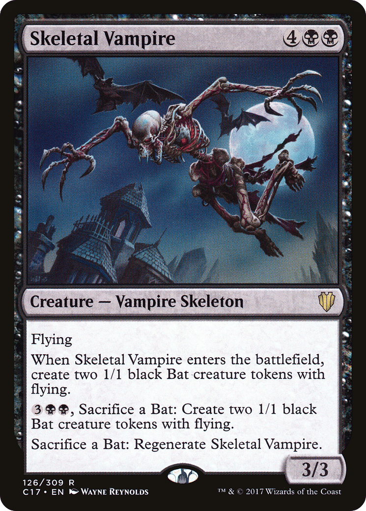 Skeletal Vampire — Commander 2017 — Magic: The Gathering