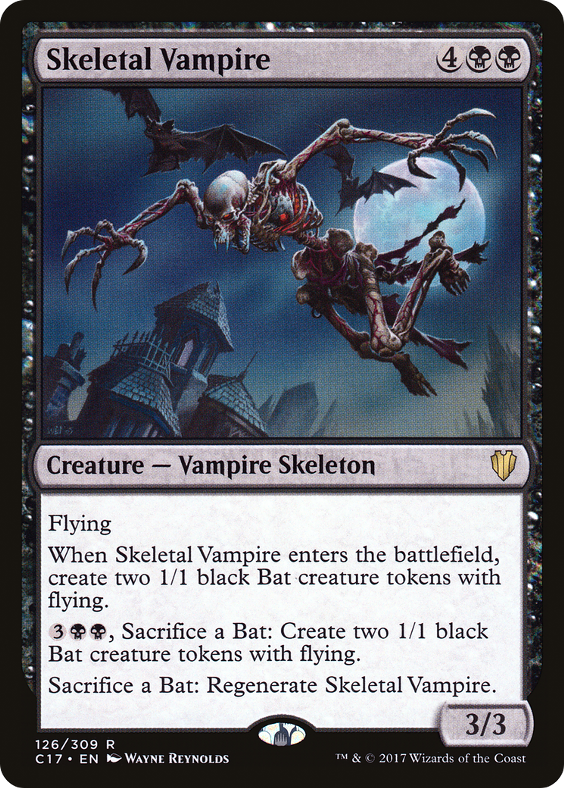 Skeletal Vampire — Commander 2017 — Magic: The Gathering