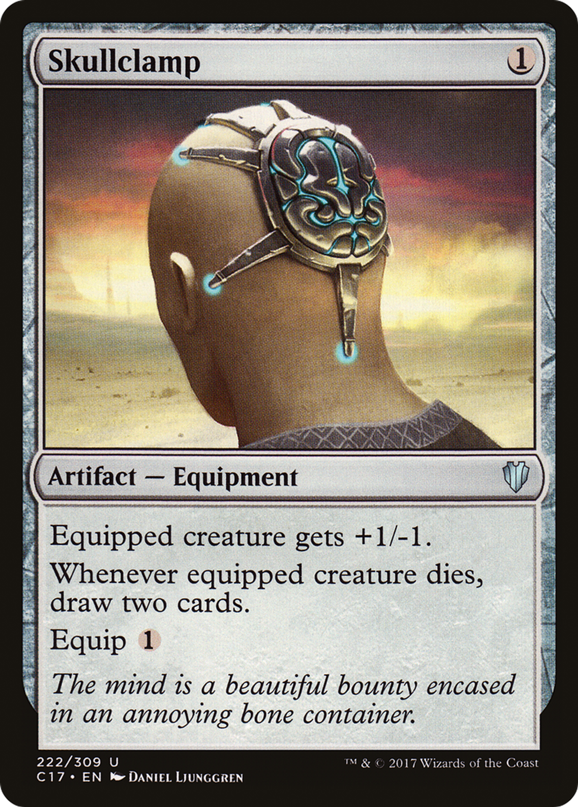 Skullclamp — Commander 2017 — Magic: The Gathering
