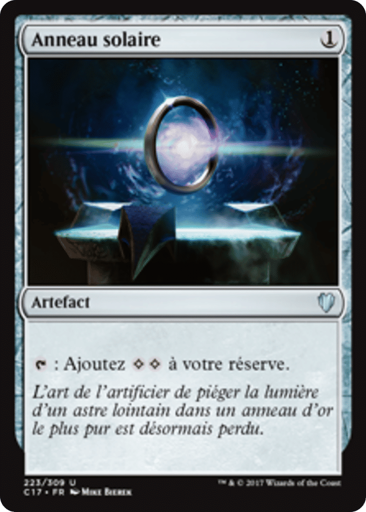 Anneau solaire — Commander 2017 — Magic: The Gathering