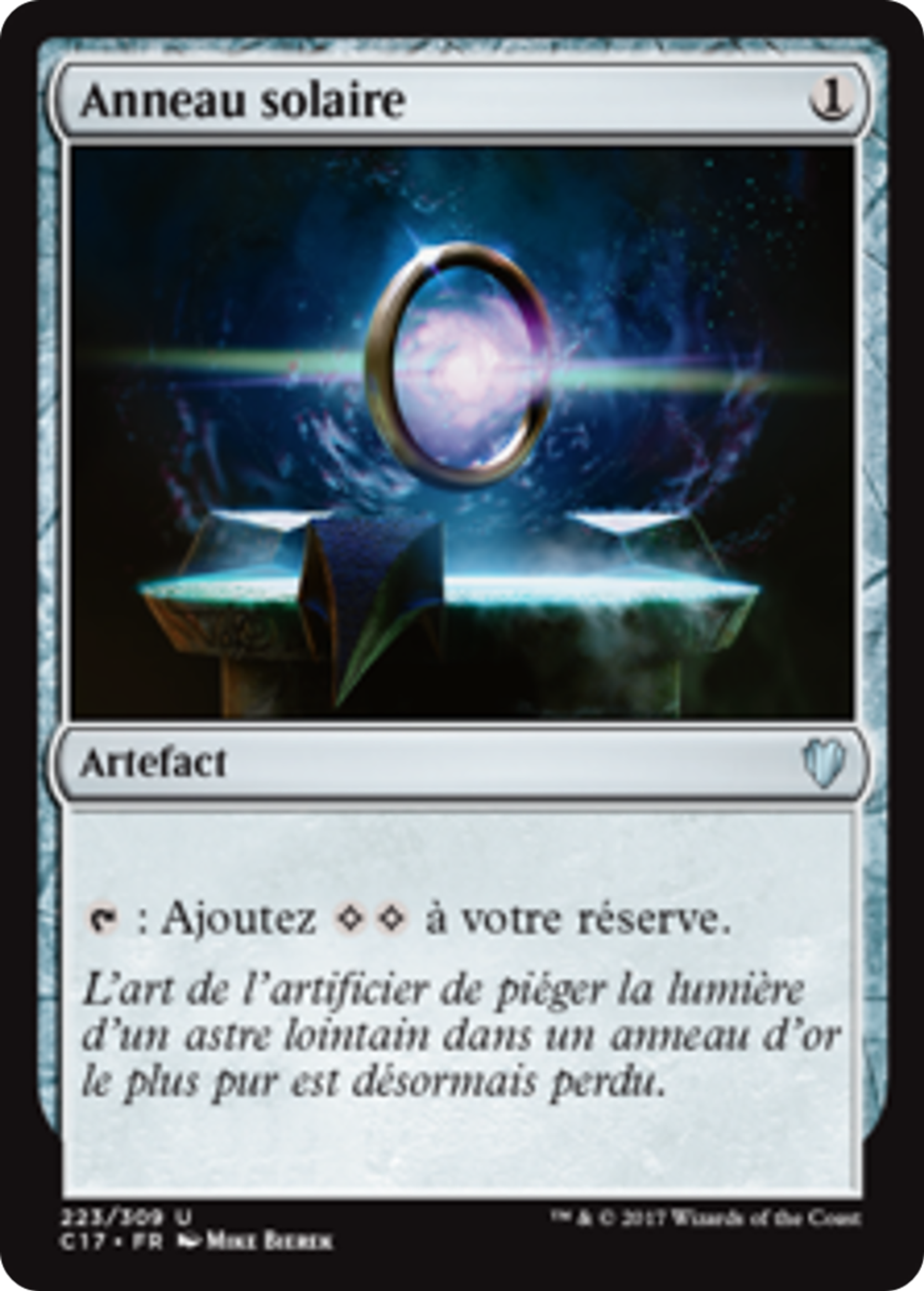 Anneau solaire — Commander 2017 — Magic: The Gathering