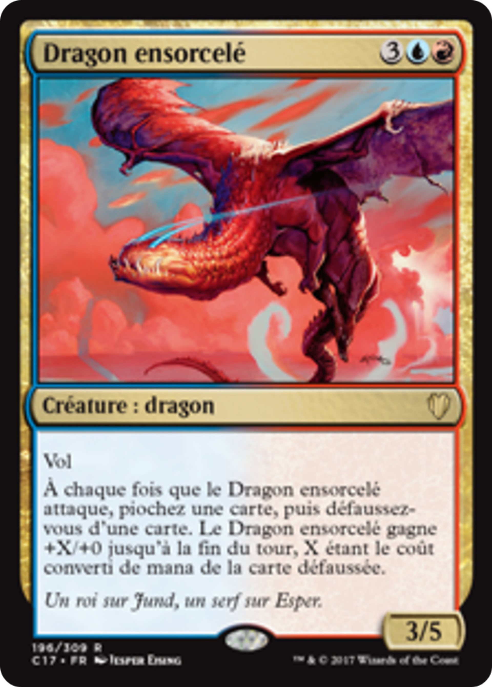 Dragon ensorcelé — Commander 2017 — Magic: The Gathering
