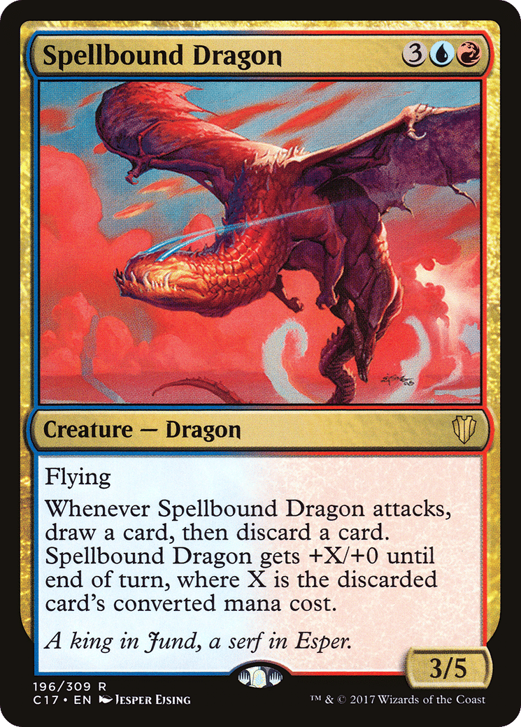 Spellbound Dragon — Commander 2017 — Magic: The Gathering