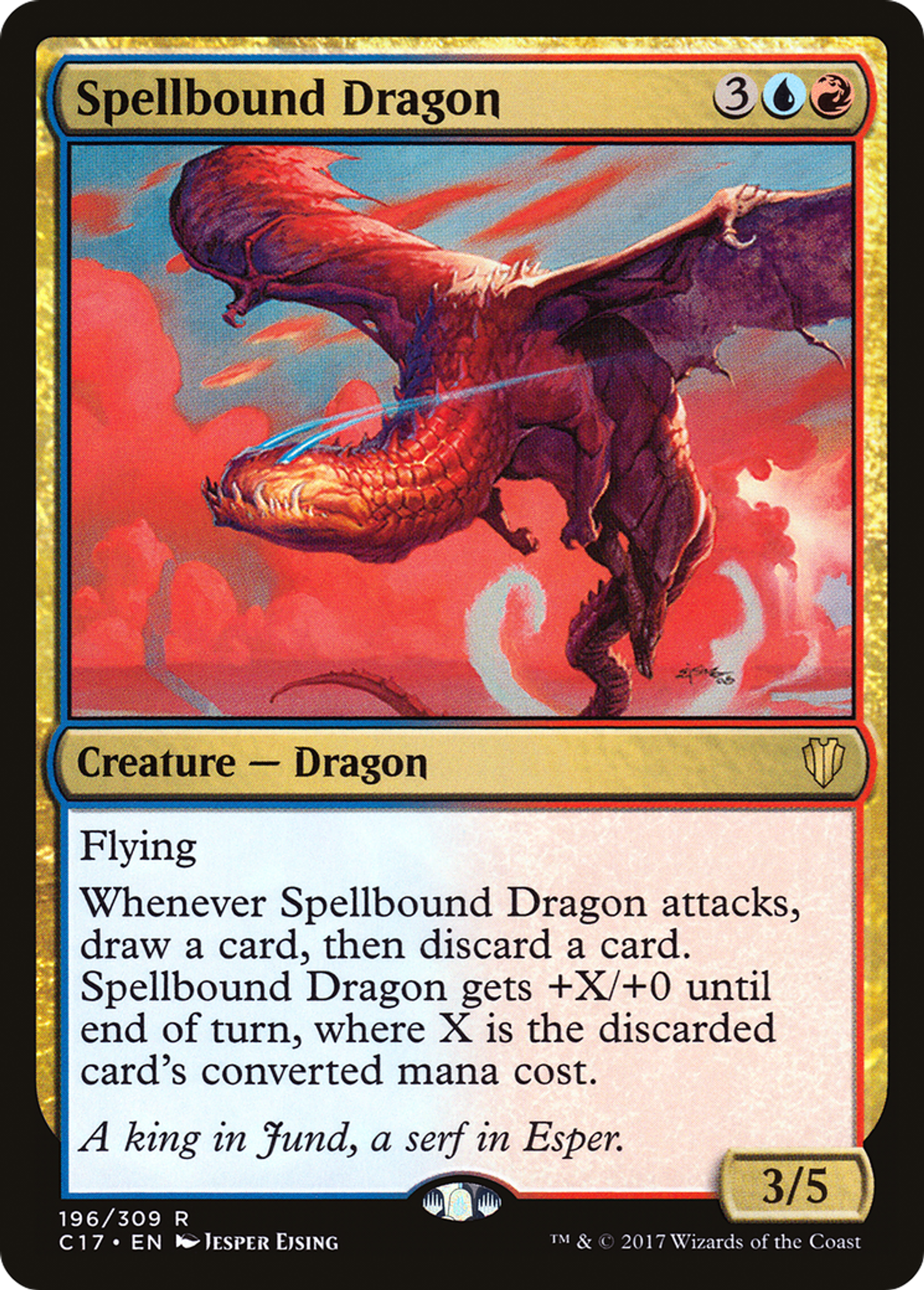 Spellbound Dragon — Commander 2017 — Magic: The Gathering