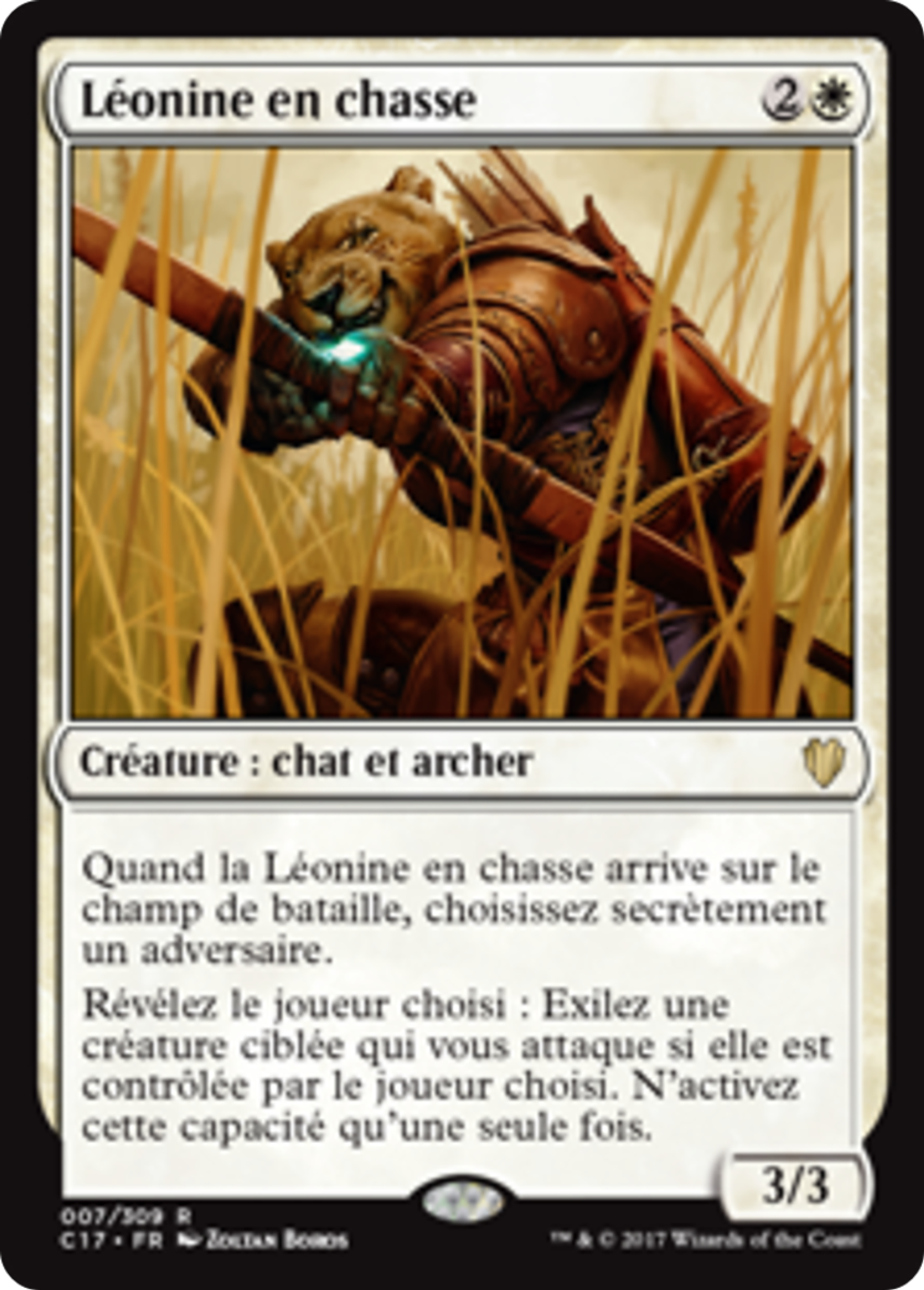 Léonine en chasse — Commander 2017 — Magic: The Gathering