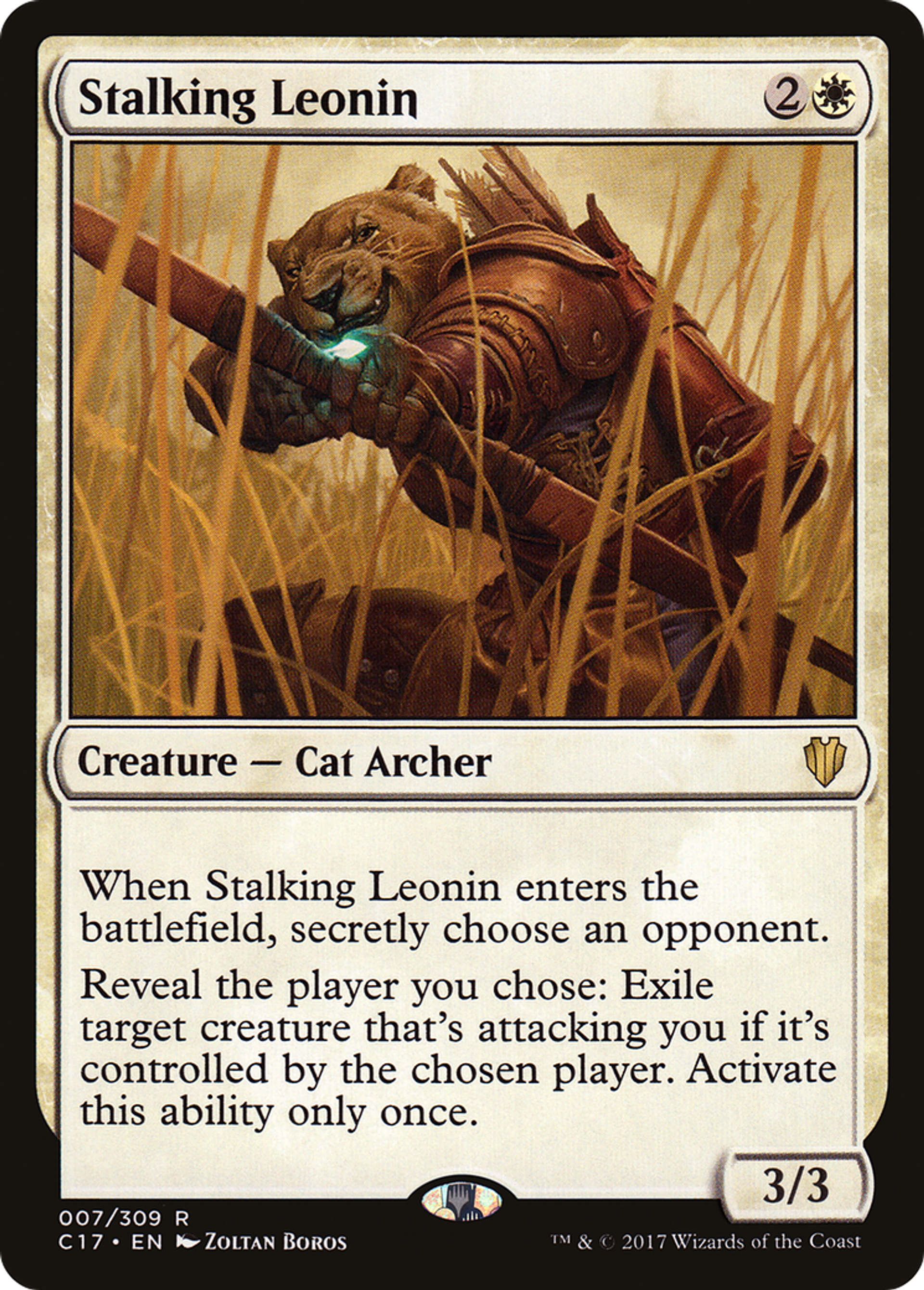Stalking Leonin — Commander 2017 — Magic: The Gathering