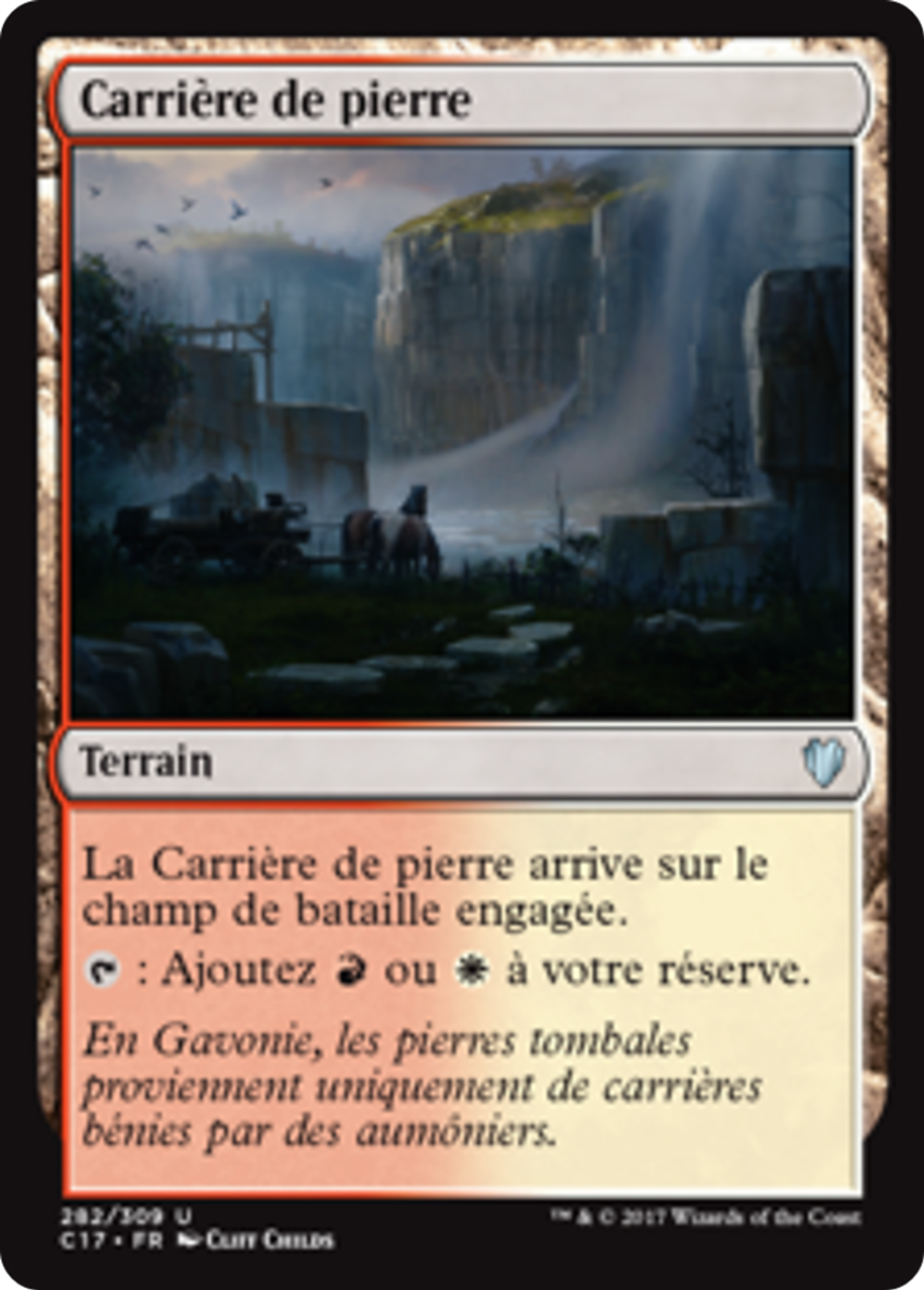 Carrière de pierre — Commander 2017 — Magic: The Gathering