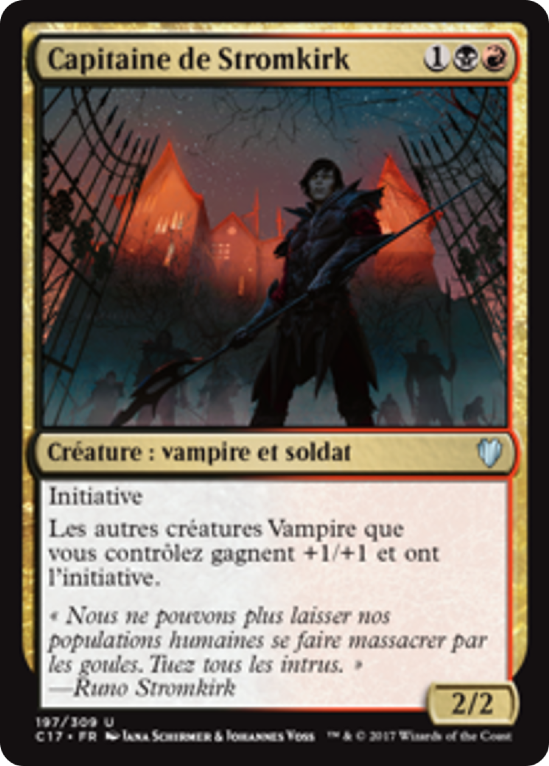 Capitaine de Stromkirk — Commander 2017 — Magic: The Gathering