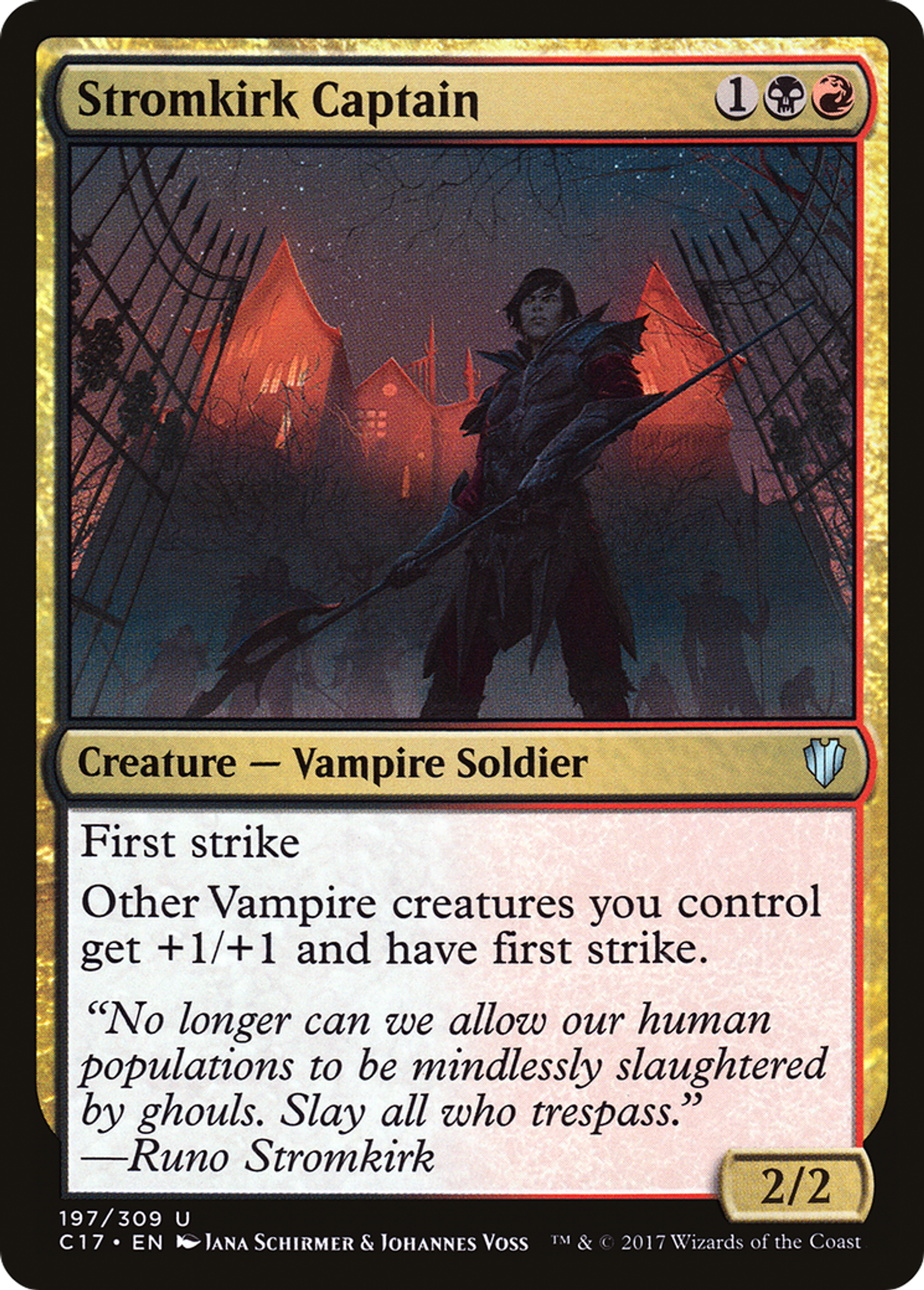 Stromkirk Captain — Commander 2017 — Magic: The Gathering