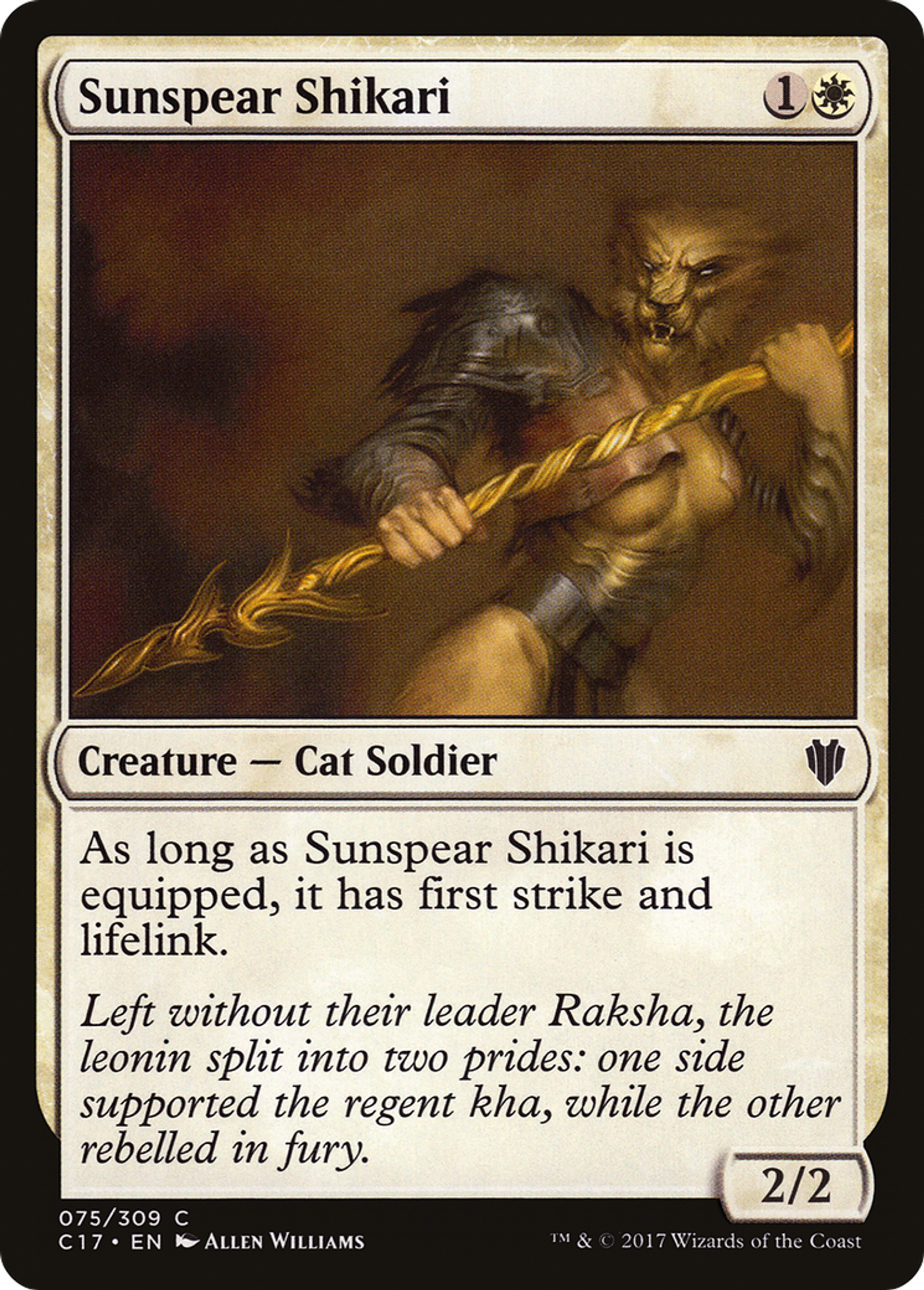Sunspear Shikari — Commander 2017 — Magic: The Gathering