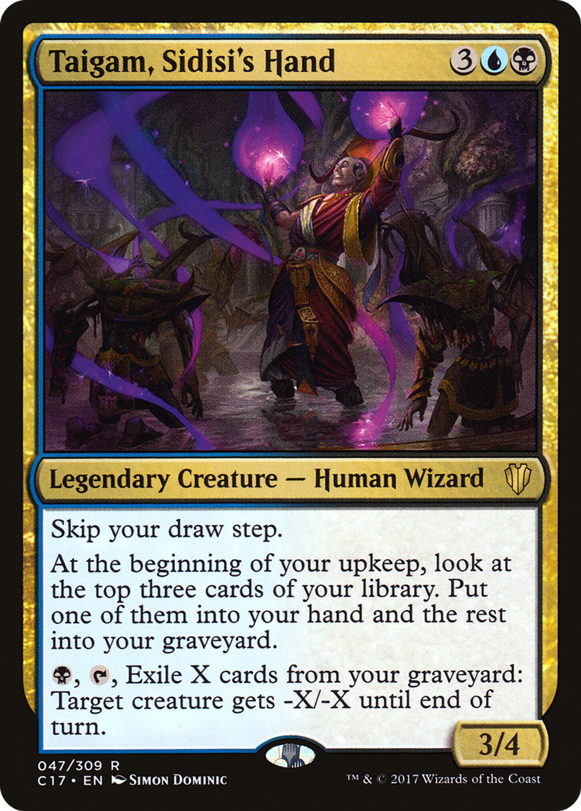 Taigam, Sidisi's Hand — Commander 2017 — Magic: The Gathering