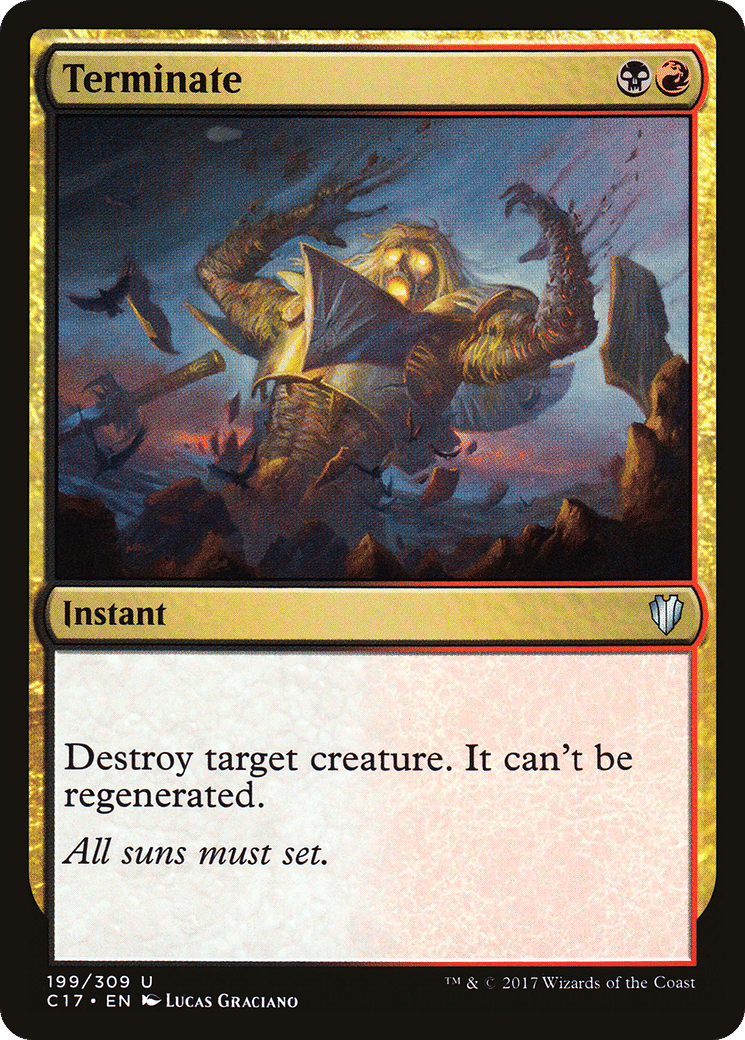 Terminate — Commander 2017 — Magic: The Gathering
