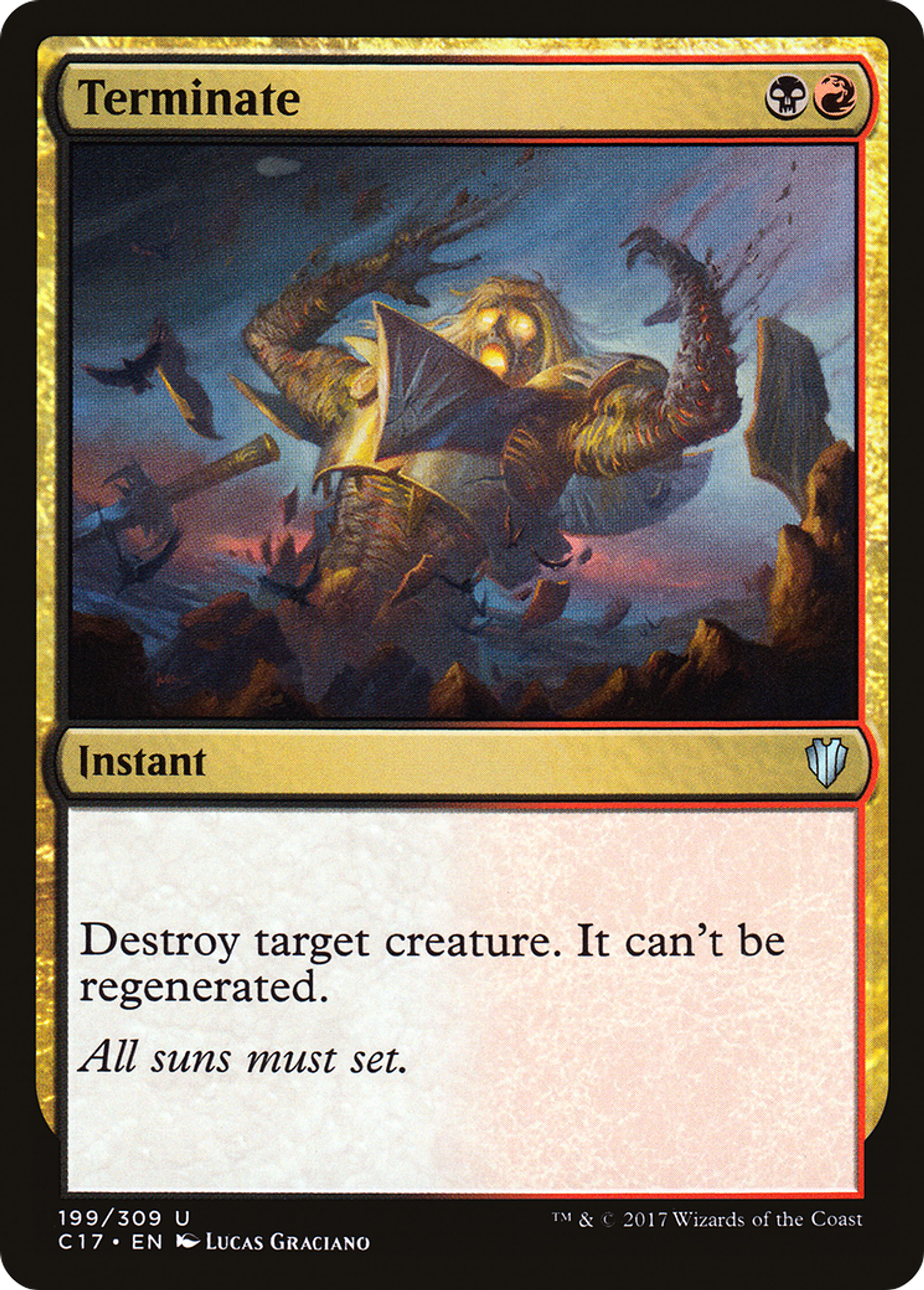 Terminate — Commander 2017 — Magic: The Gathering