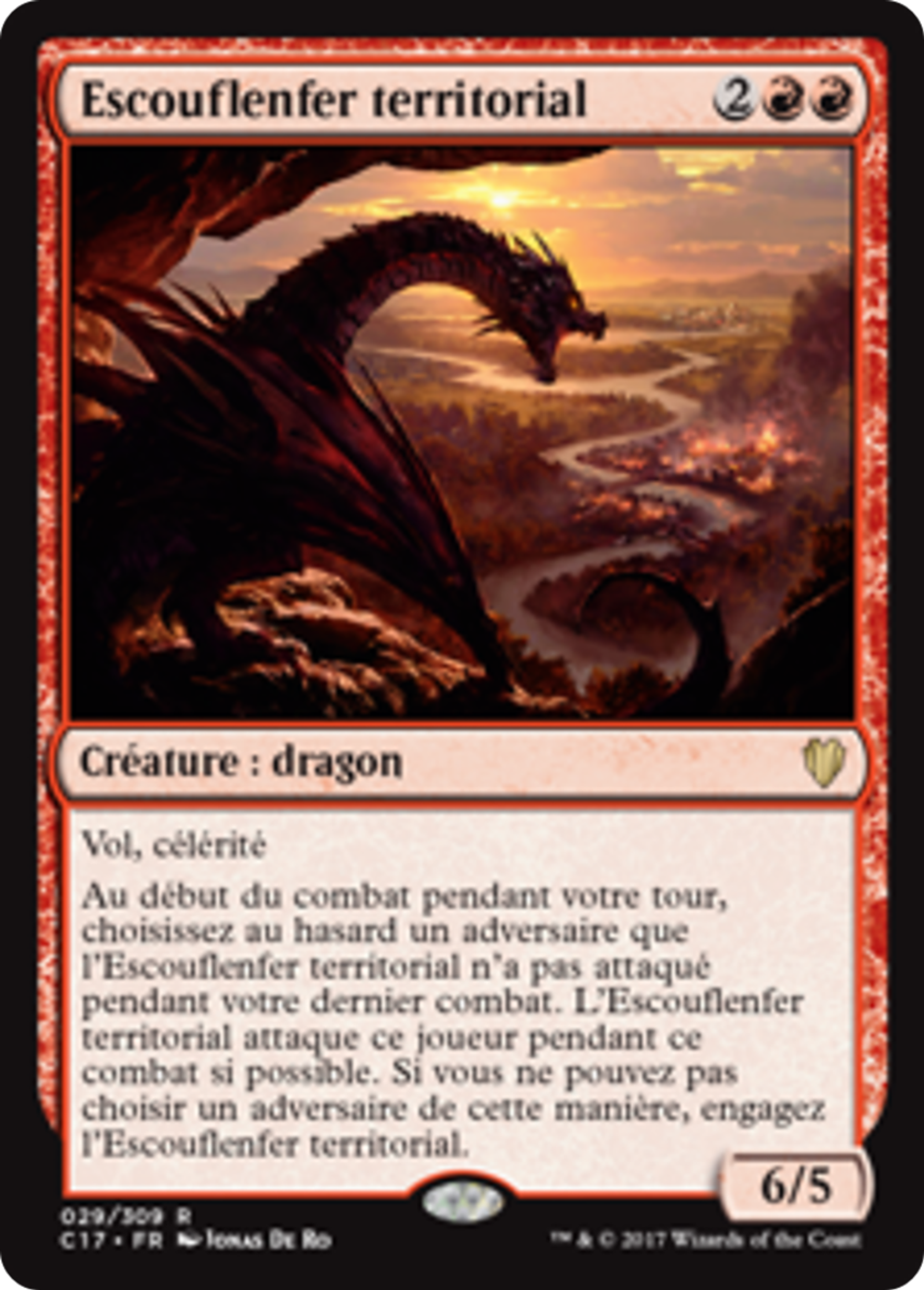 Escouflenfer territorial — Commander 2017 — Magic: The Gathering