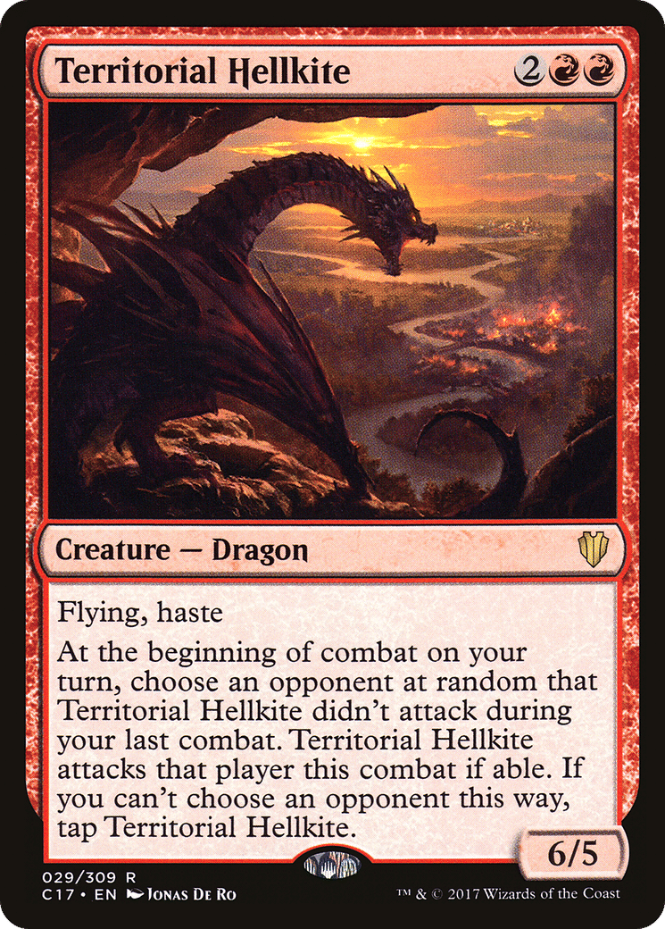 Territorial Hellkite — Commander 2017 — Magic: The Gathering